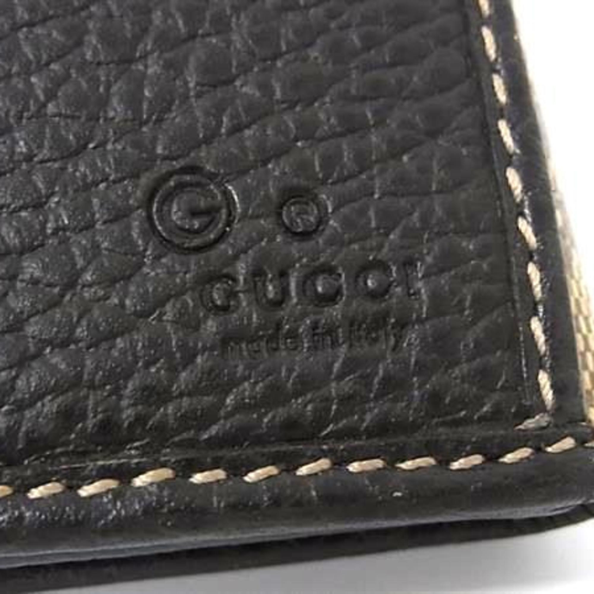 Gucci Gg Crystal Beige Brown Gg Crystal Long Wallet (Bi-Fold) (Pre-Owned)