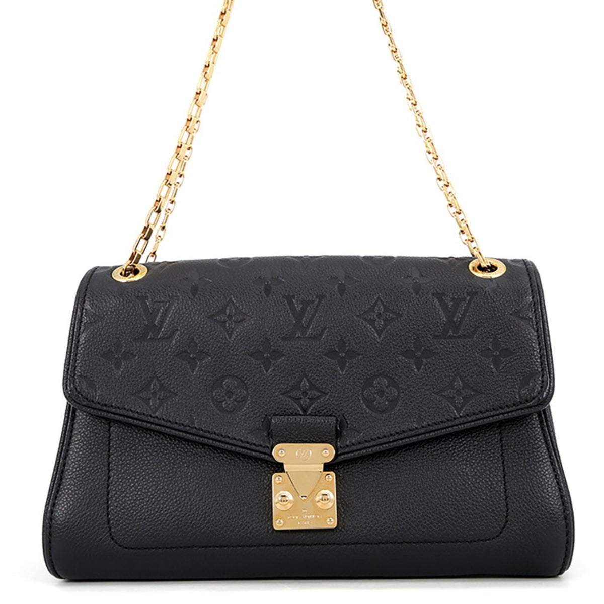 Louis Vuitton Black Monogram Noir Monogram Empreinte Handbag Shoulder Bag (Pre-Owned)