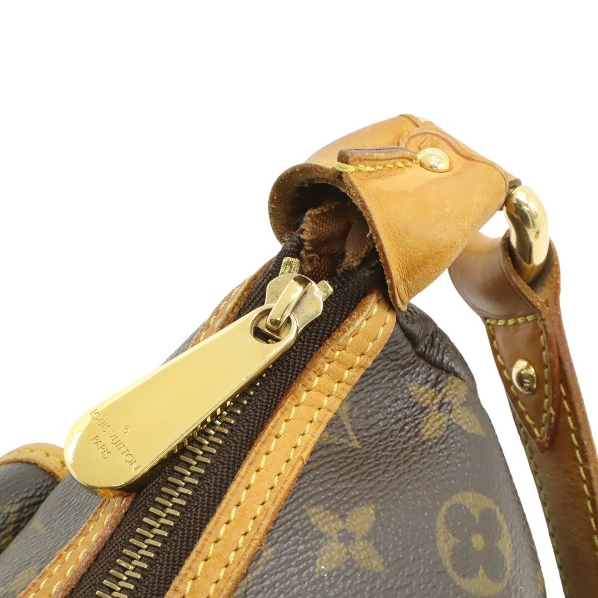 Louis Vuitton Brown Canvas Shoulder Bag (Pre-Owned)