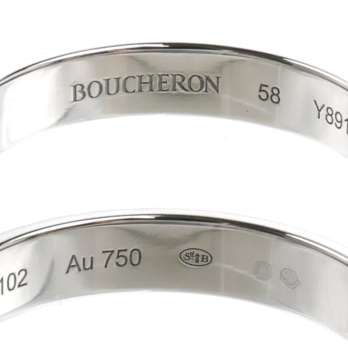 Boucheron White Gold (18K) Band Ring (Pre-Owned)