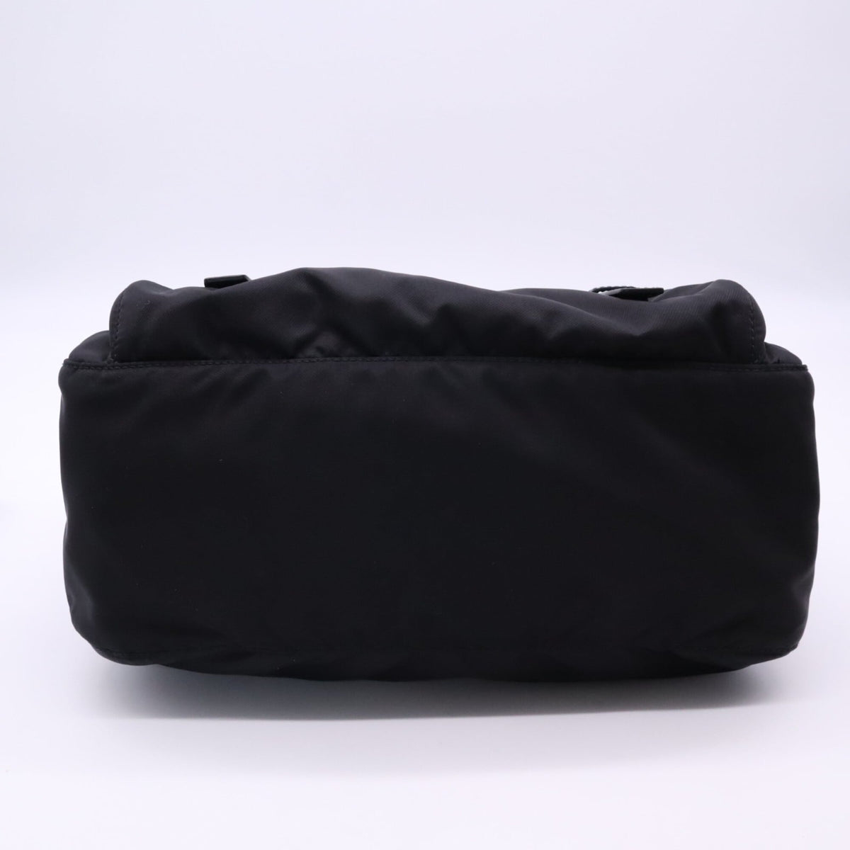 Prada Saffiano Black Nylon Saffiano Shoulder Bag (Pre-Owned)