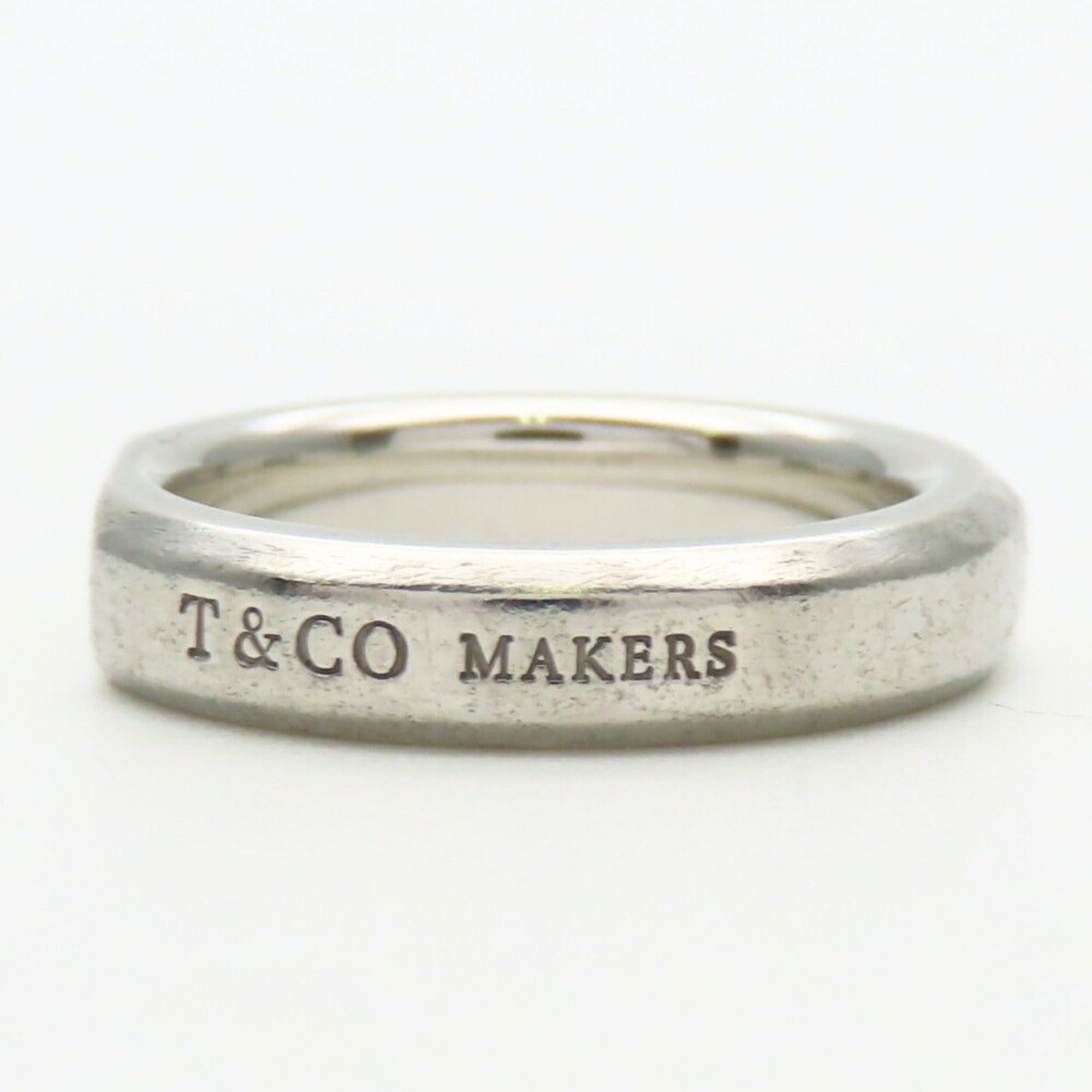 Tiffany Silver Silver 925 Band Ring (Pre-Owned)