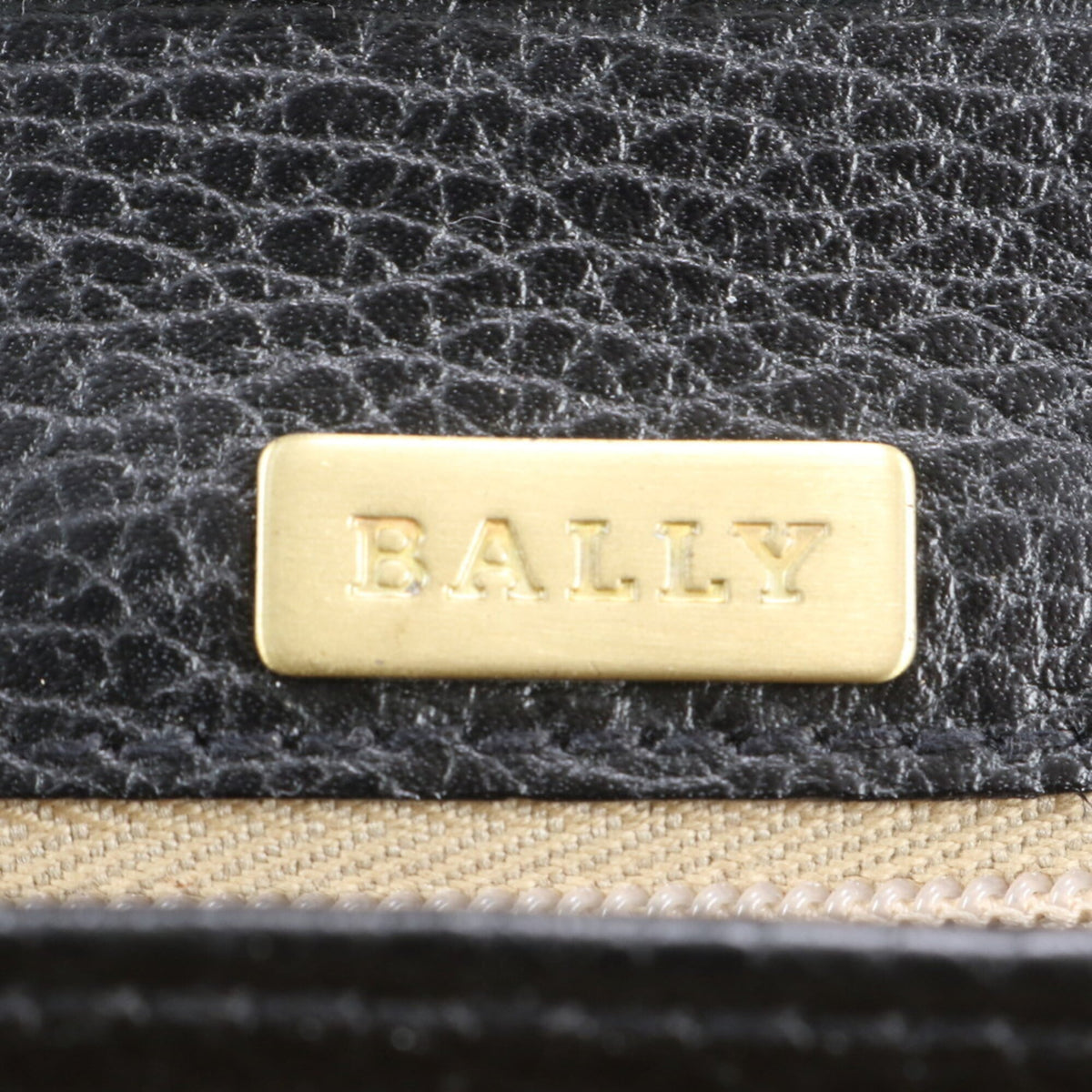 Bally Black Leather Clutch Bag Pouch (Pre-Owned)