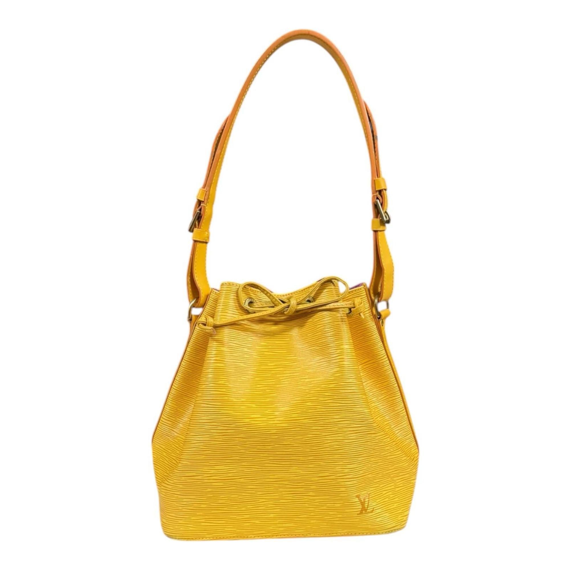 Louis Vuitton Epi Yellow Epi Leather Shoulder Bag (Pre-Owned)