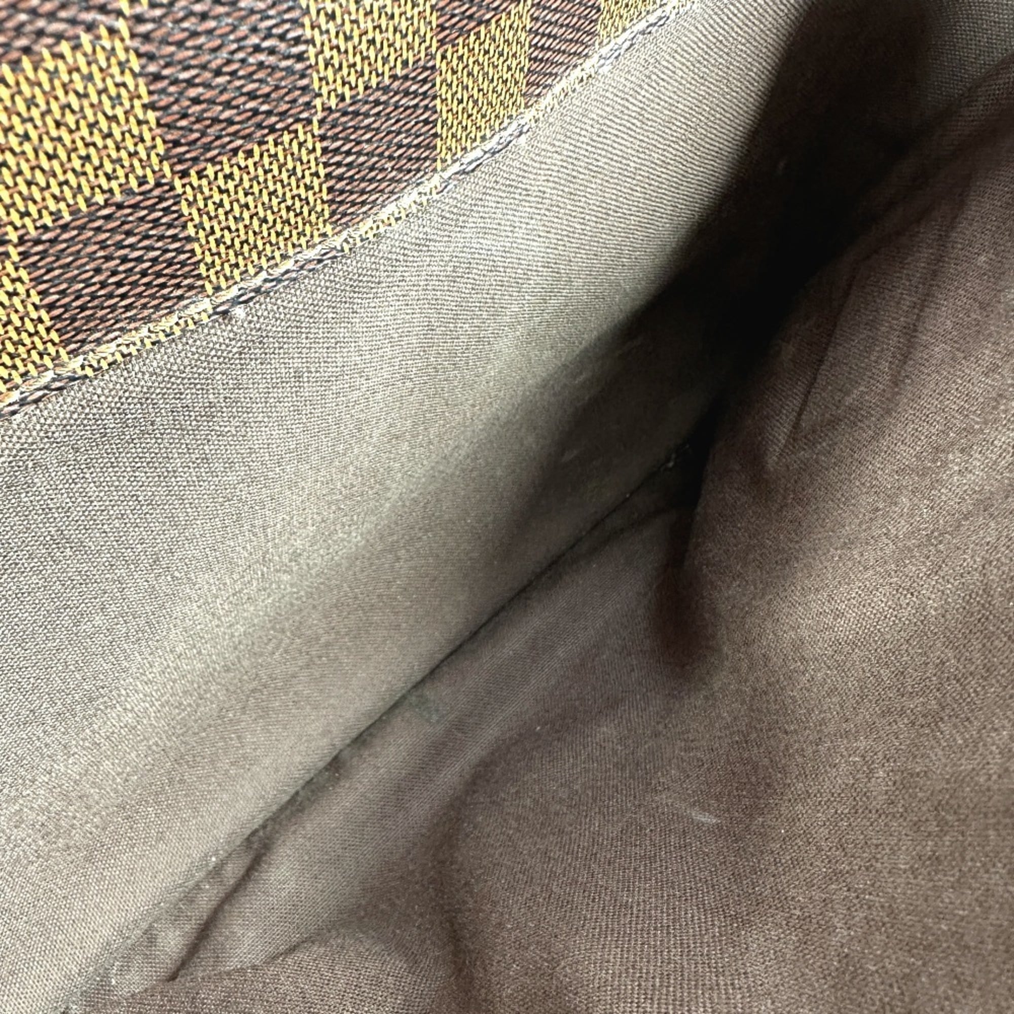 Louis Vuitton Brown Damier Canvas Messenger Bag Shoulder Bag (Pre-Owned)