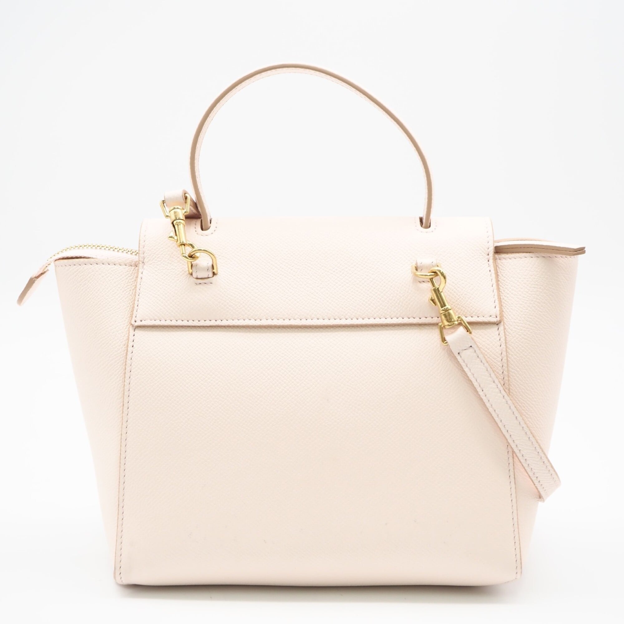 Celine Pink Leather Handbag Shoulder Bag (Pre-Owned)