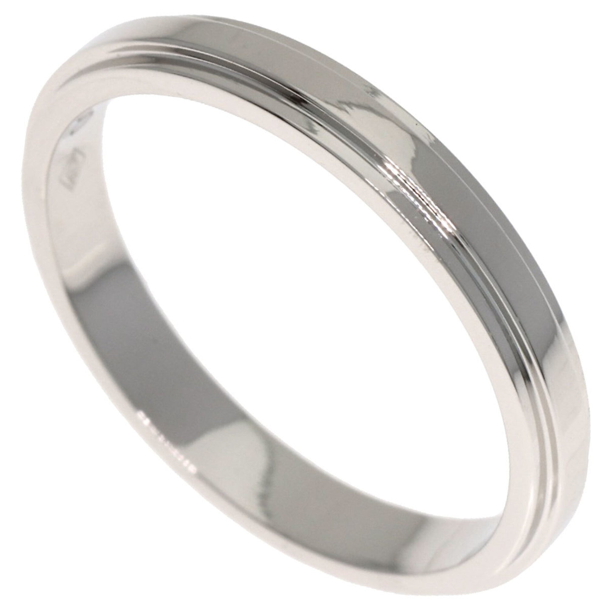 Cartier Platinum Platinum 950 Band Ring (Pre-Owned)