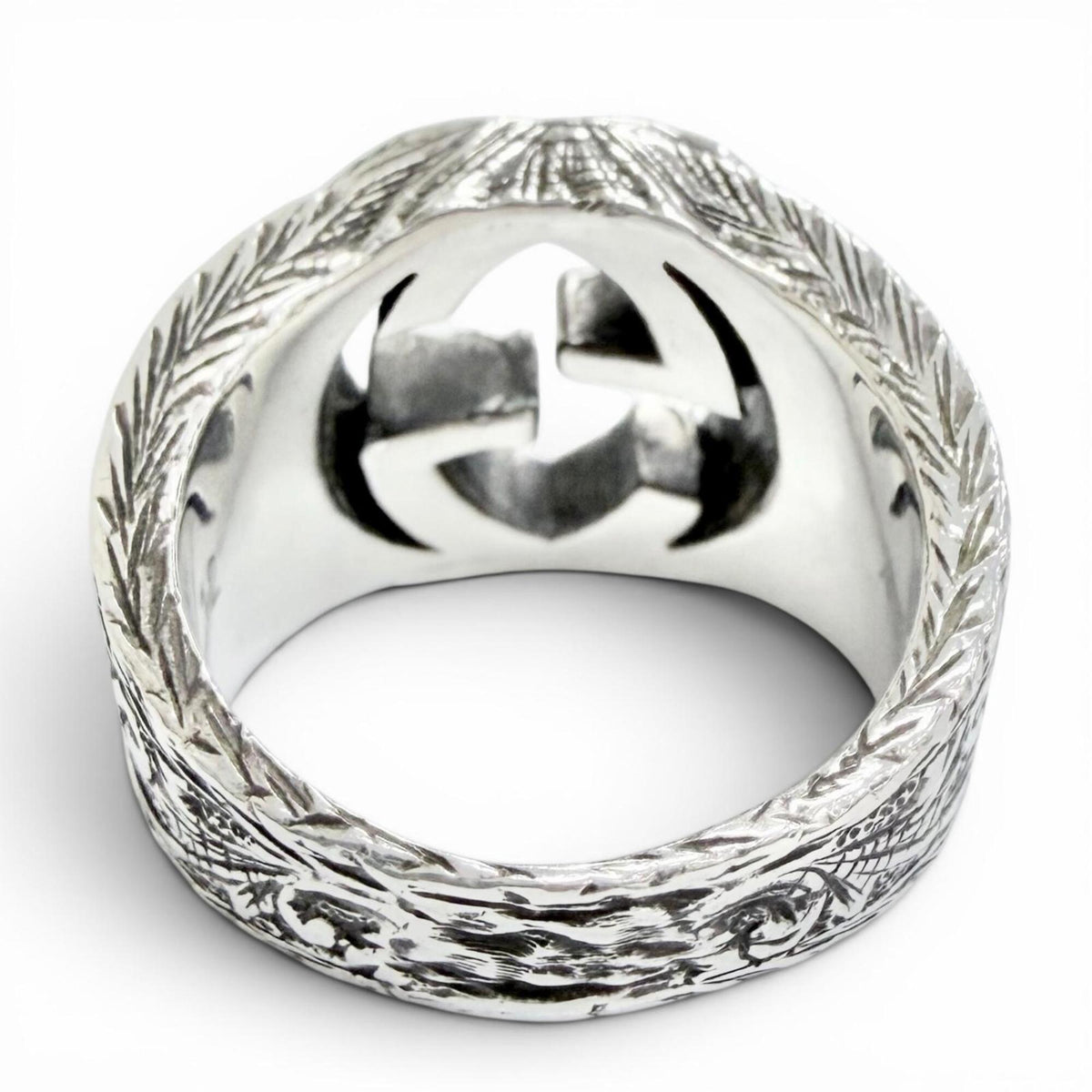 Gucci Silver Silver 925 Band Ring (Pre-Owned)