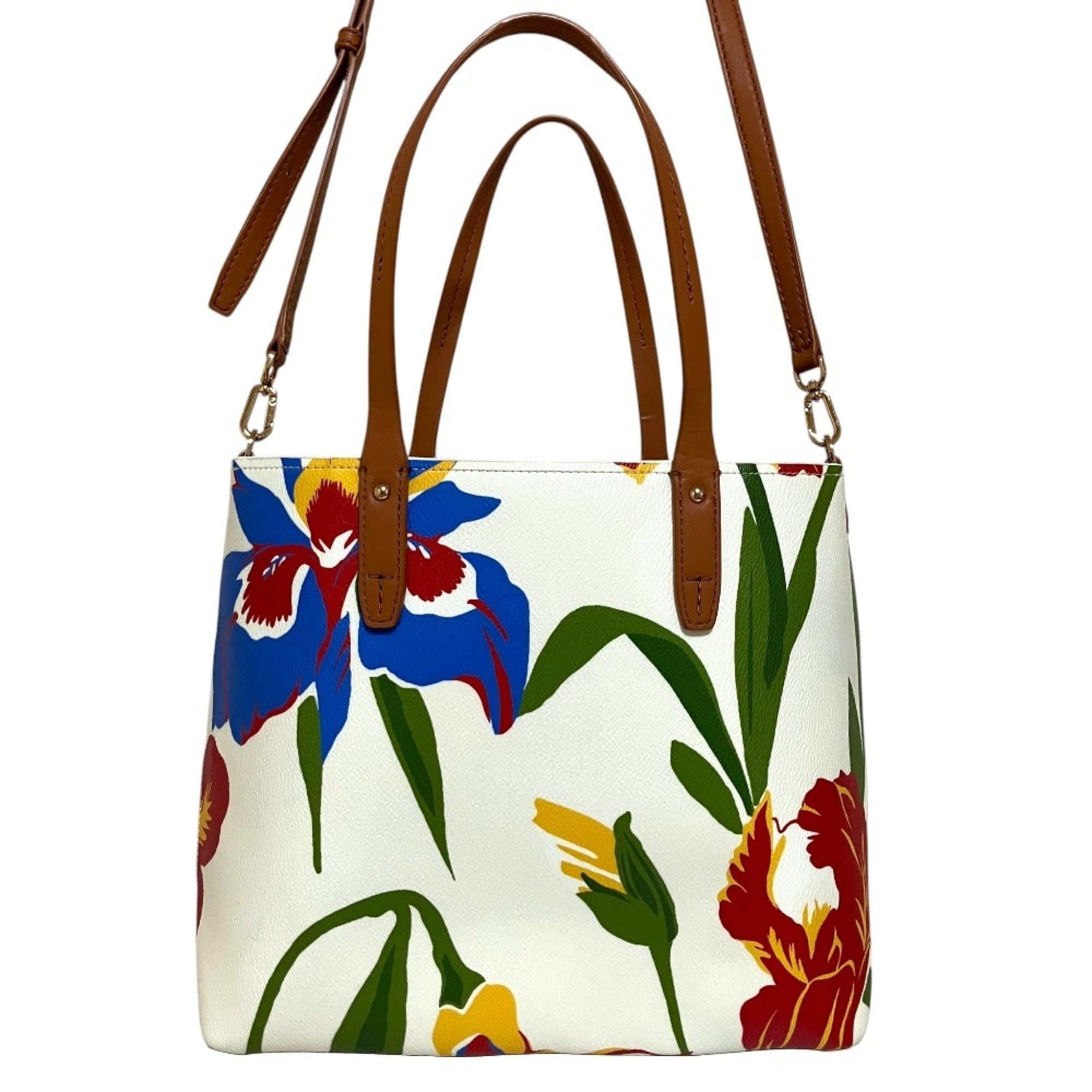 Tory Burch Multi-Color Pvc Handbag Shoulder Bag Tote Bag (Pre-Owned)