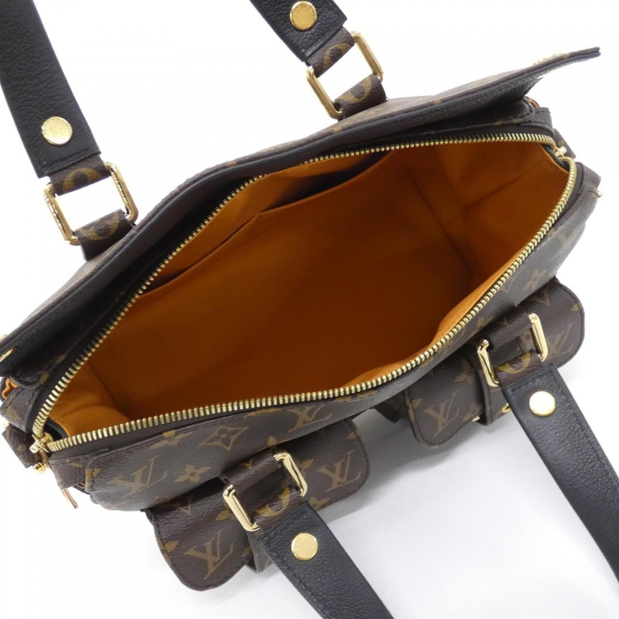 Louis Vuitton Brown Coated Canvas Handbag (Pre-Owned)