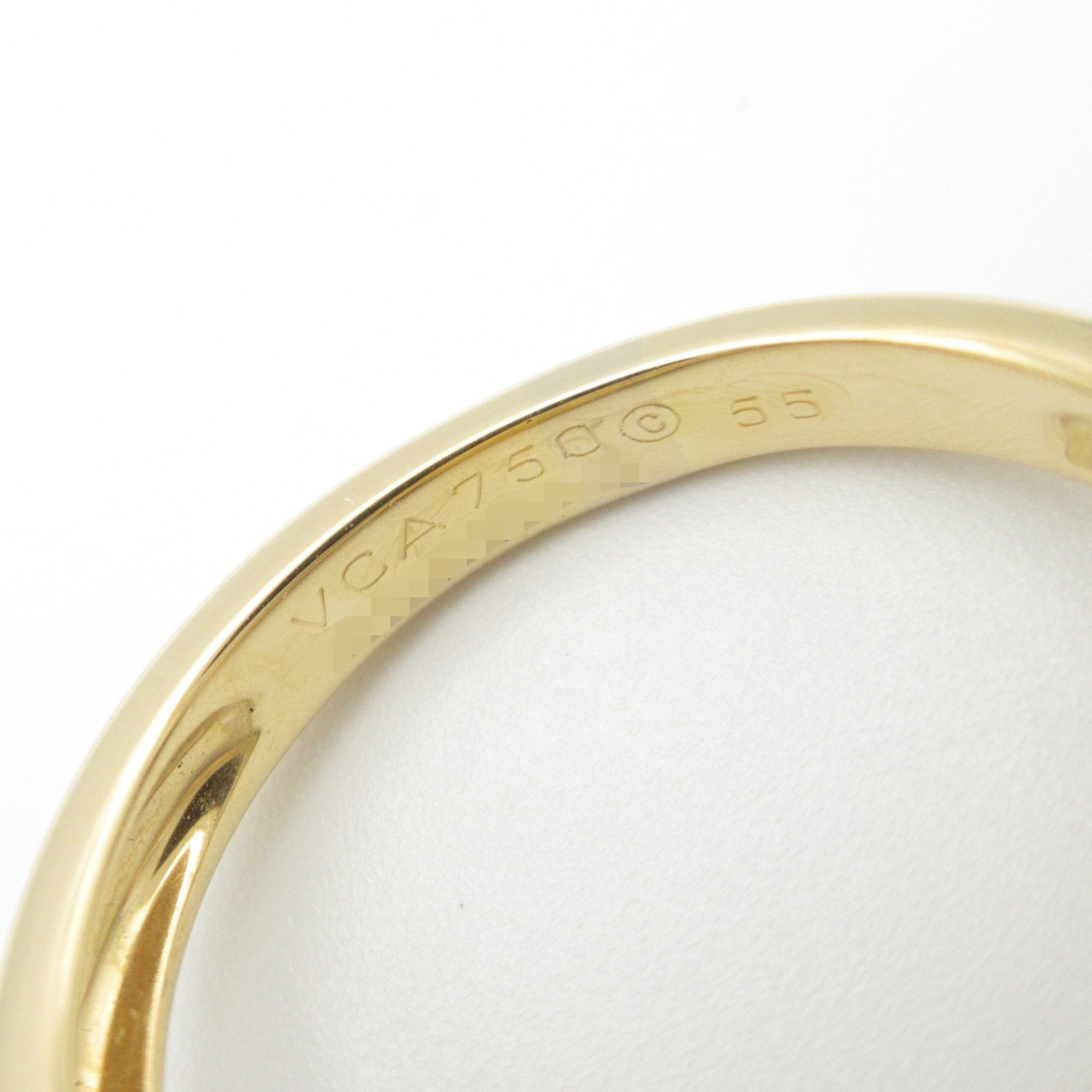 Van Cleef & Arpels Vintage Alhambra Yellow Band Ring (Pre-Owned)