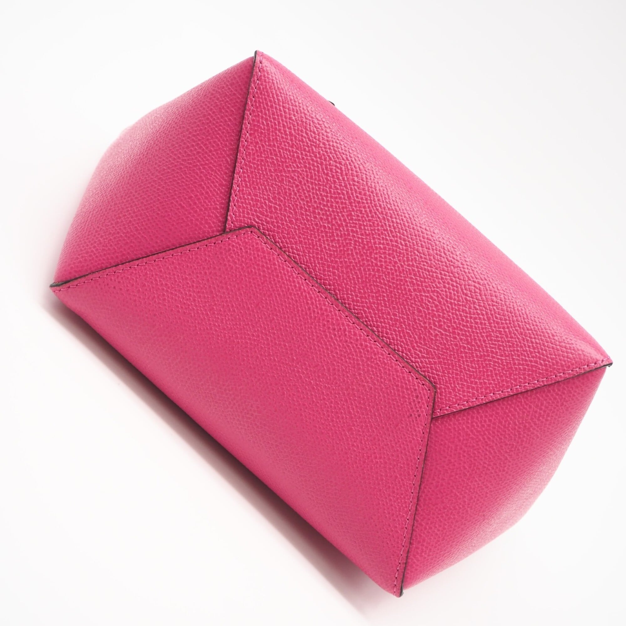 Valextra Pink Leather Handbag (Pre-Owned)