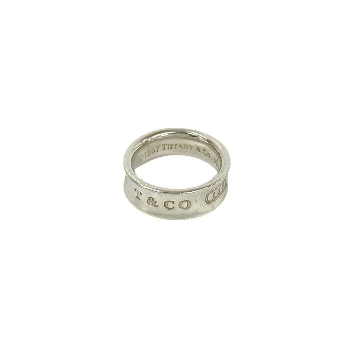Tiffany Silver Silver 925 Band Ring (Pre-Owned)
