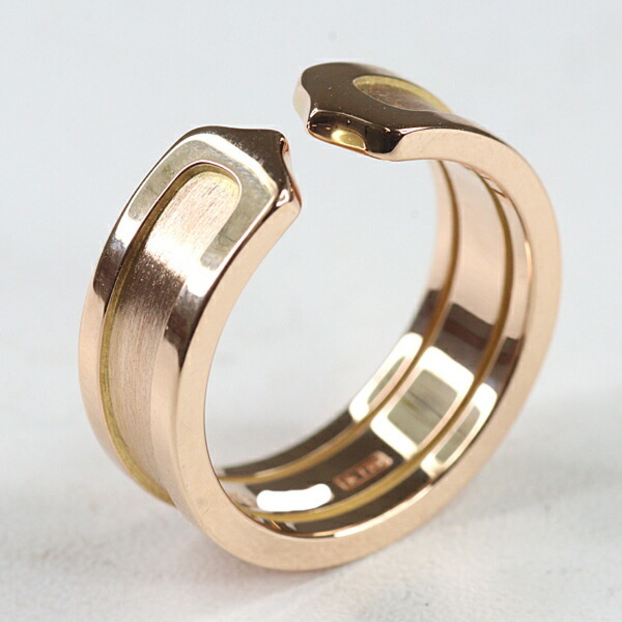 Cartier C2 Pink Gold Pink Gold (18K) Band Ring (Pre-Owned)
