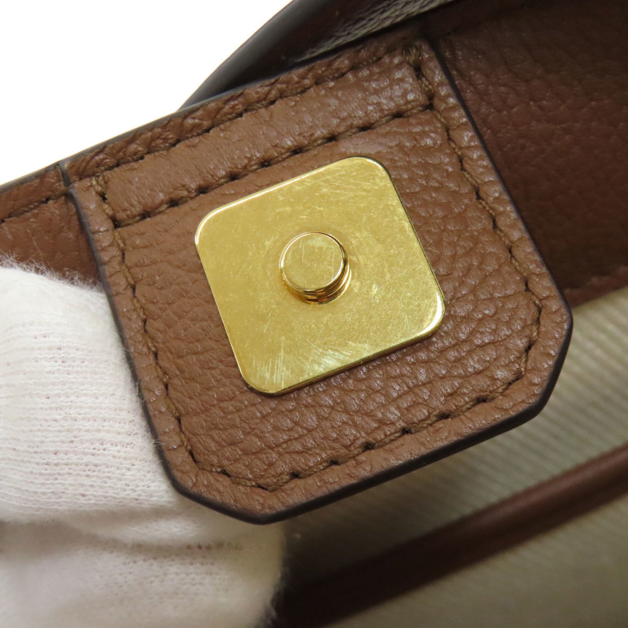 Bally Brown Leather Shoulder Bag (Pre-Owned)