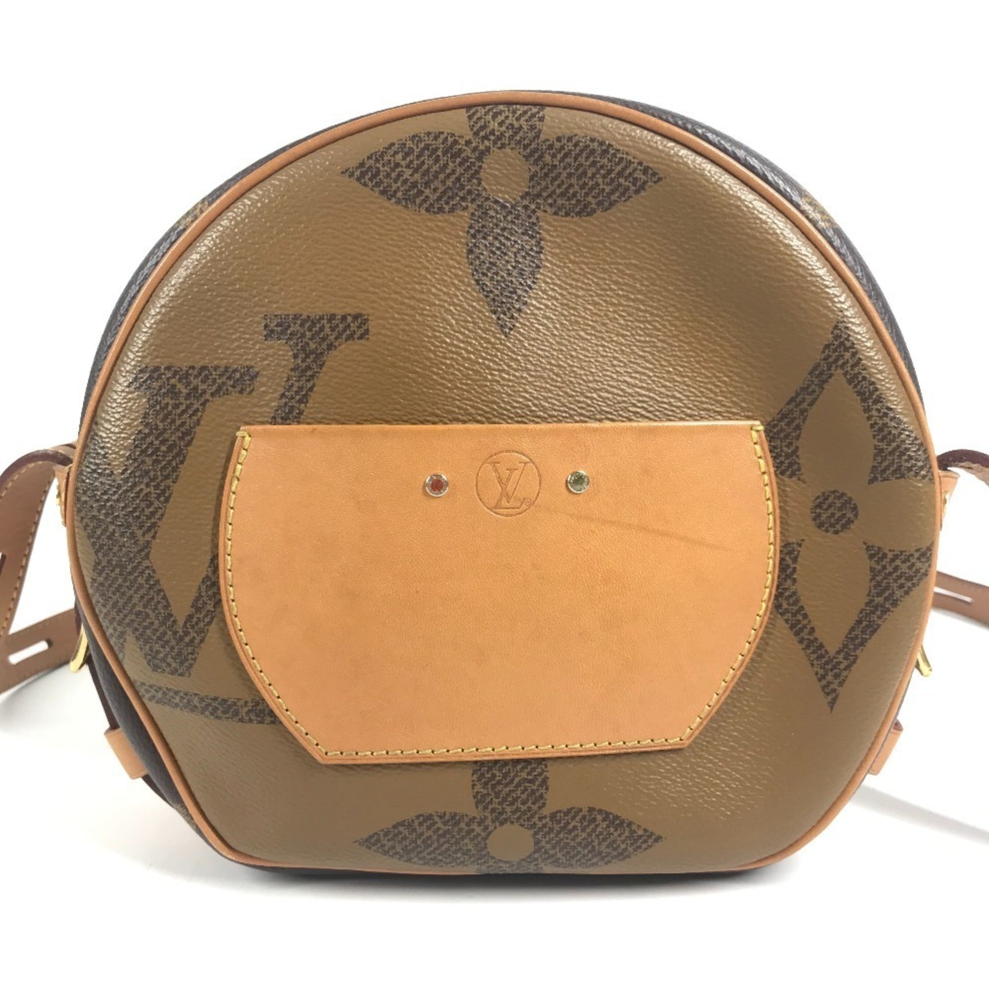 Louis Vuitton Brown Galle Monogram Pochette Shoulder Bag (Pre-Owned)