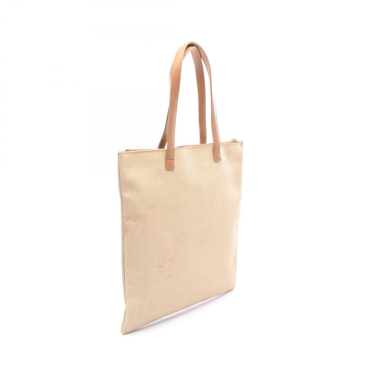 Bvlgari Collezione Beige Brown Coated Canvas Handbag Tote Bag (Pre-Owned)