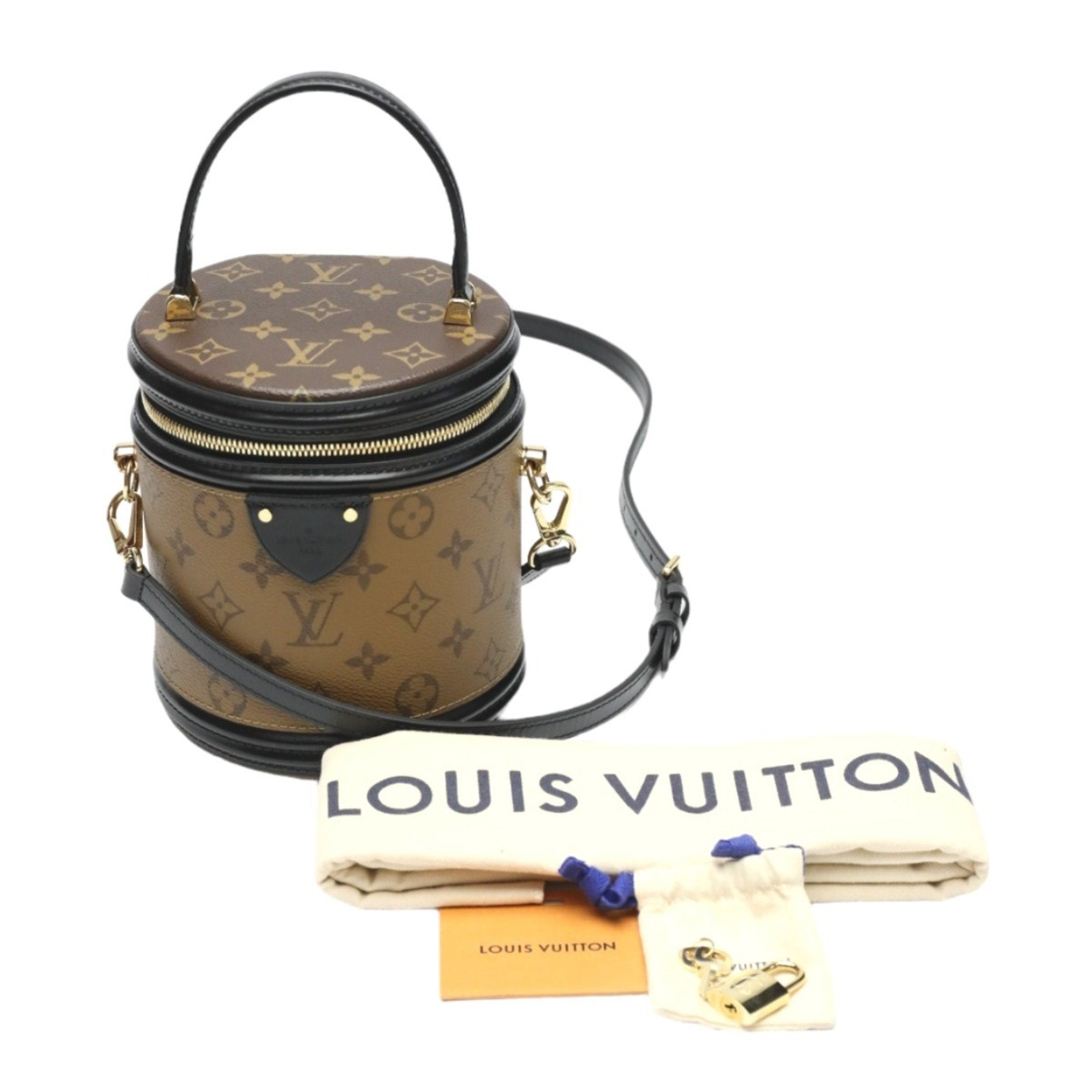 Louis Vuitton Brown Monogram Canvas Shoulder Bag (Pre-Owned)