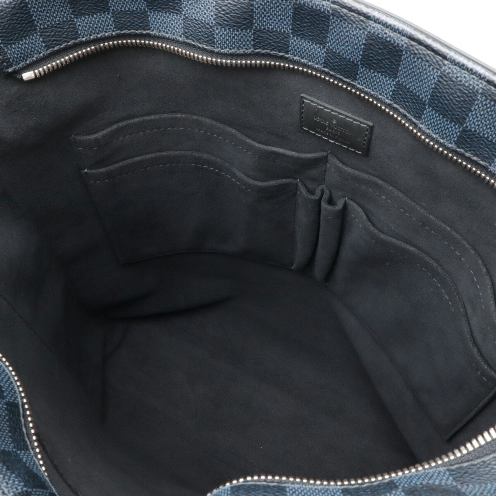 Louis Vuitton Black Pvc Shoulder Bag Tote Bag (Pre-Owned)