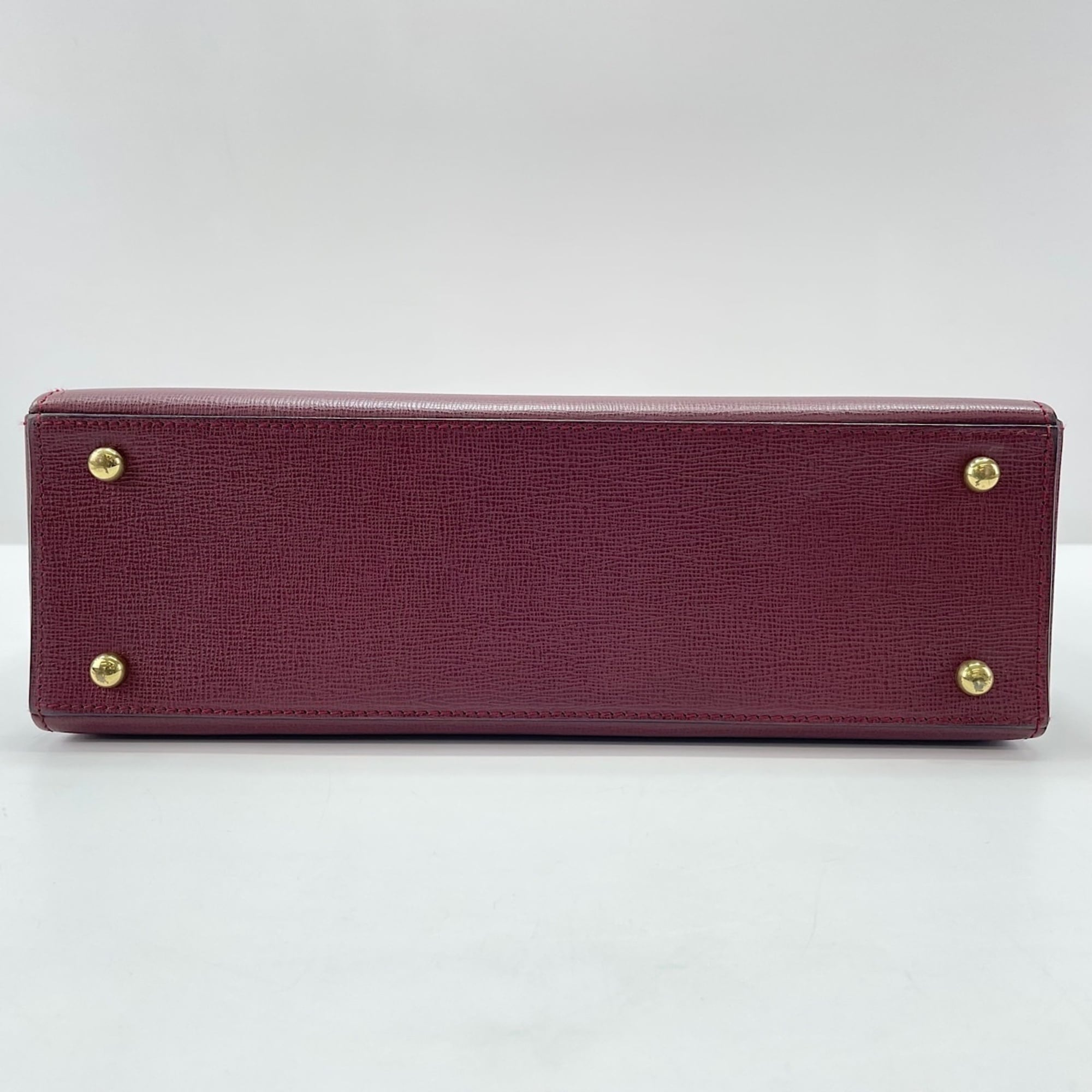 Cartier Wine Red Handbag (Pre-Owned)