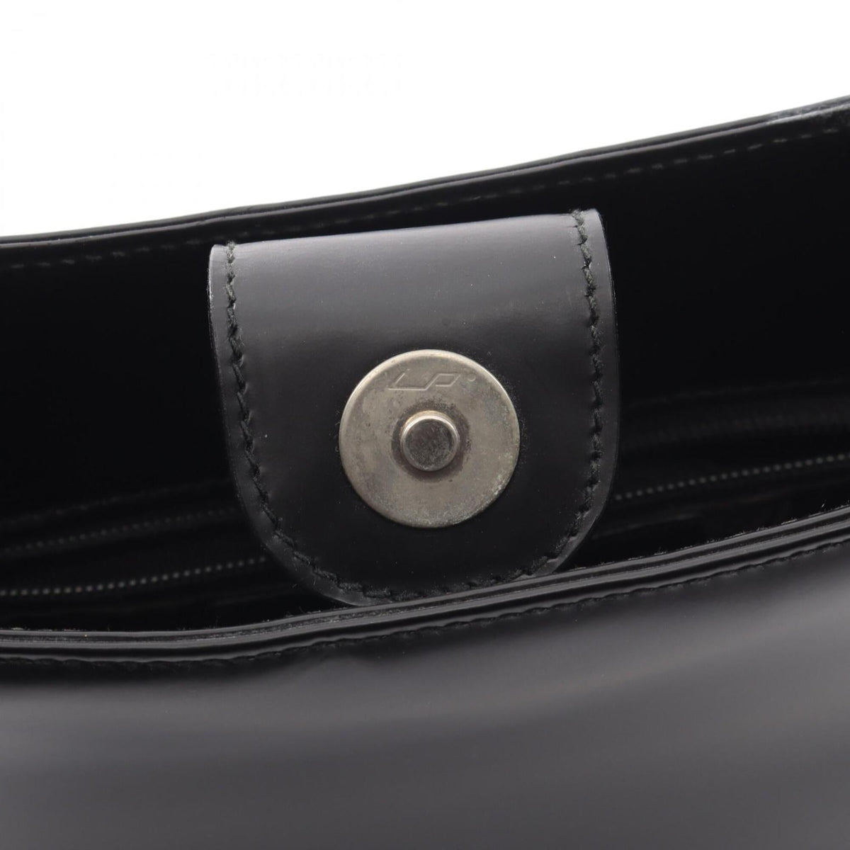 Salvatore Ferragamo Black Leather Handbag Shoulder Bag (Pre-Owned)
