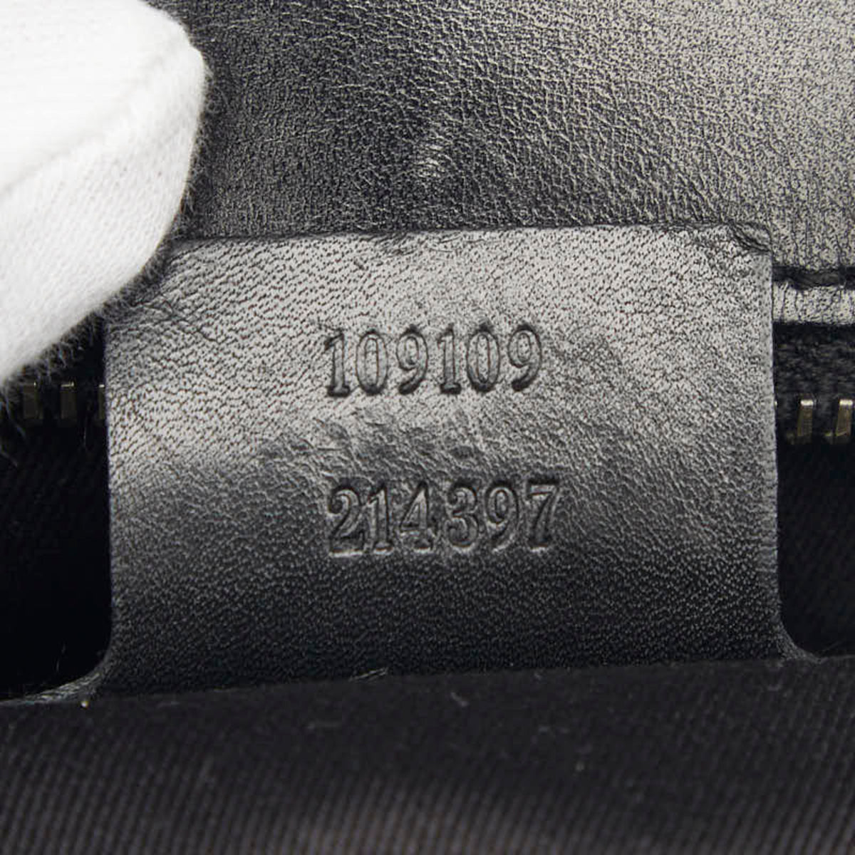 Gucci Black Canvas Leather Handbag (Pre-Owned)