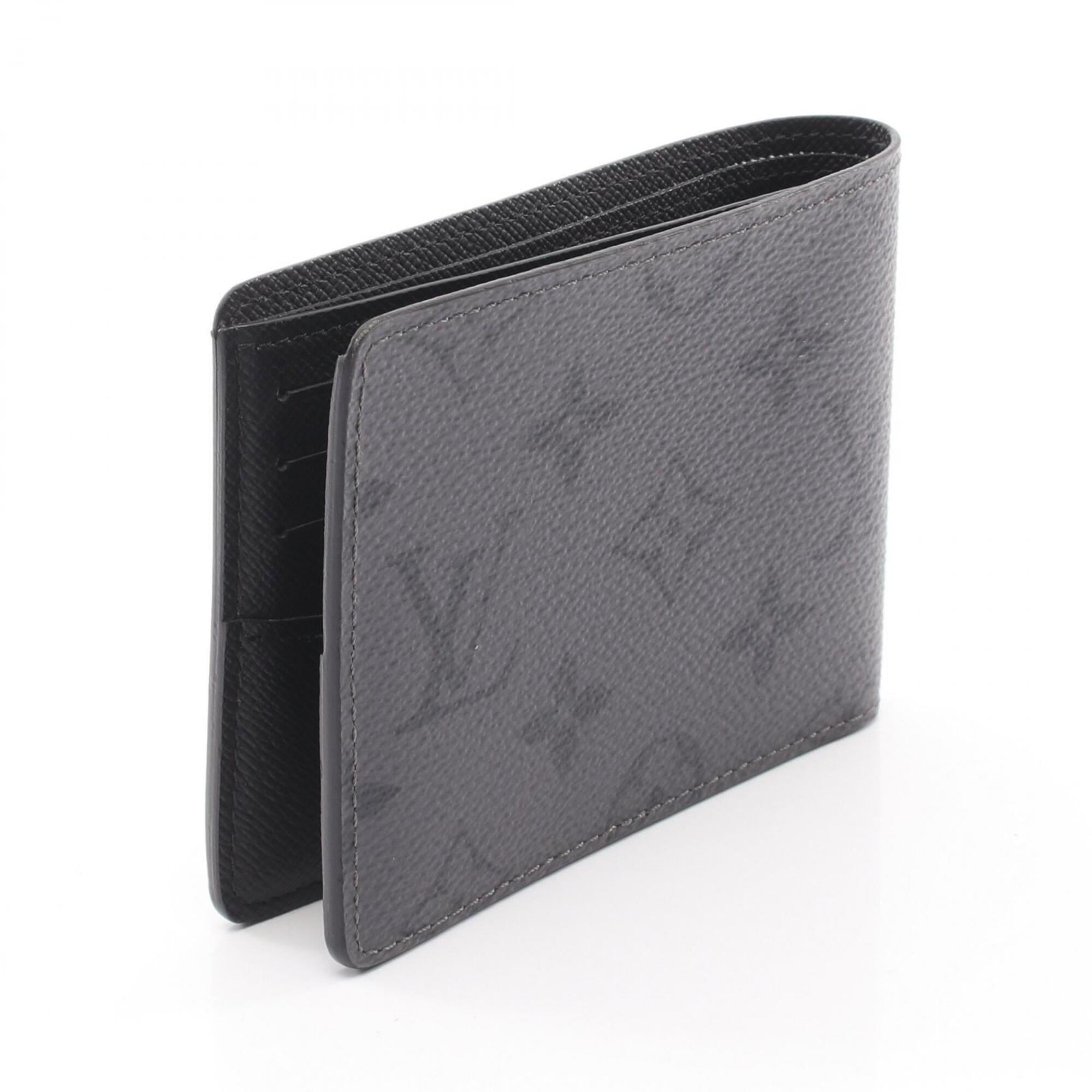 Louis Vuitton Gray Pvc Wallet (Bi-Fold) (Pre-Owned)