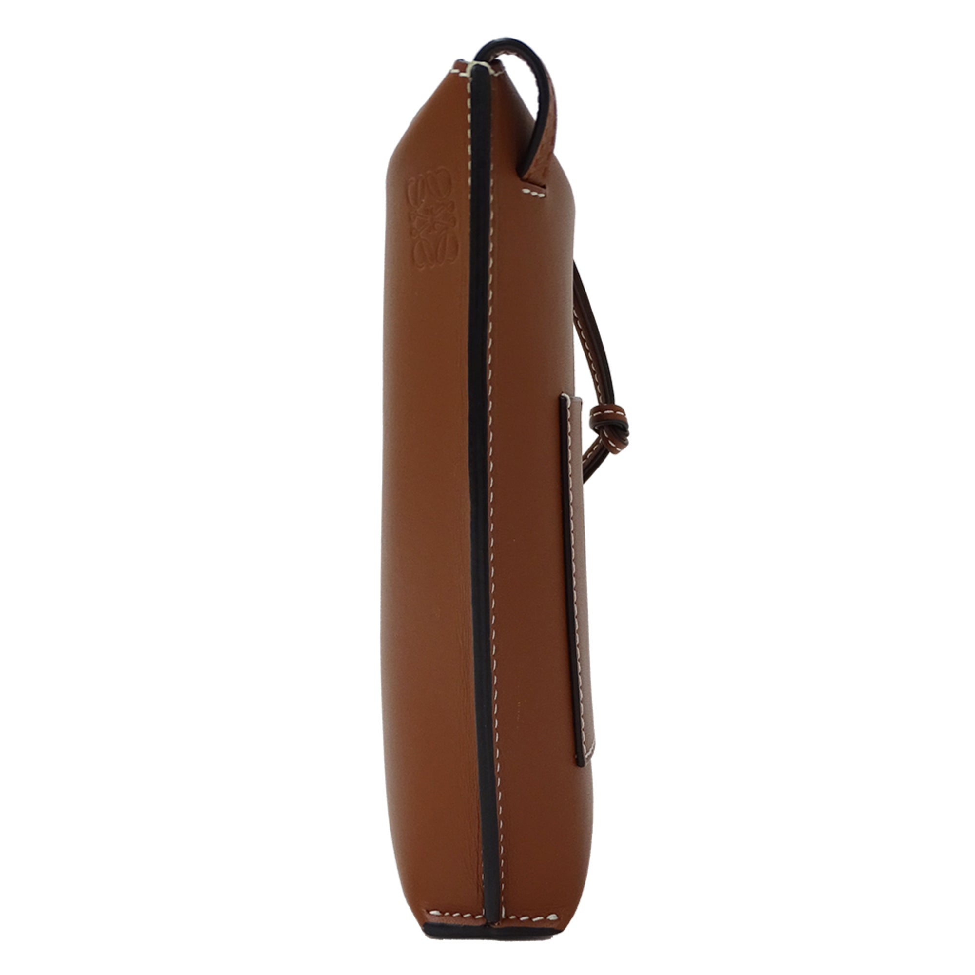 Loewe Brown Leather Handbag Shoulder Bag (Pre-Owned)