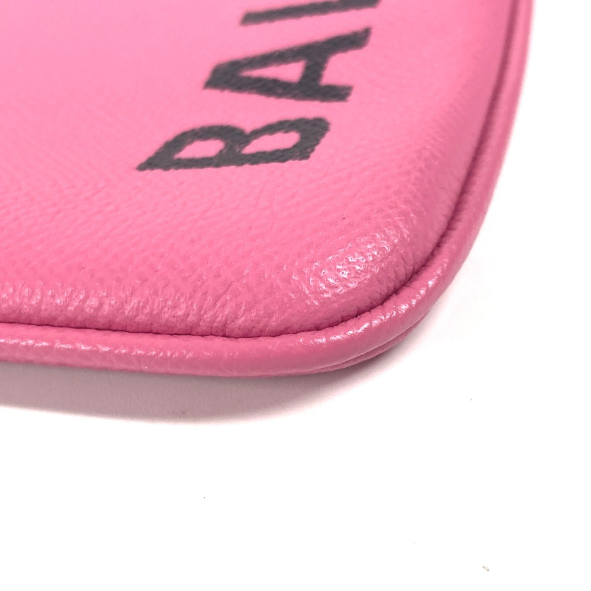Balenciaga Pink Leather Clutch Bag (Pre-Owned)