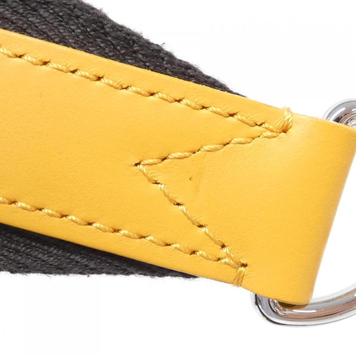Louis Vuitton Marron Saffron Yellow Coated Canvas Boston Bag (Pre-Owned)