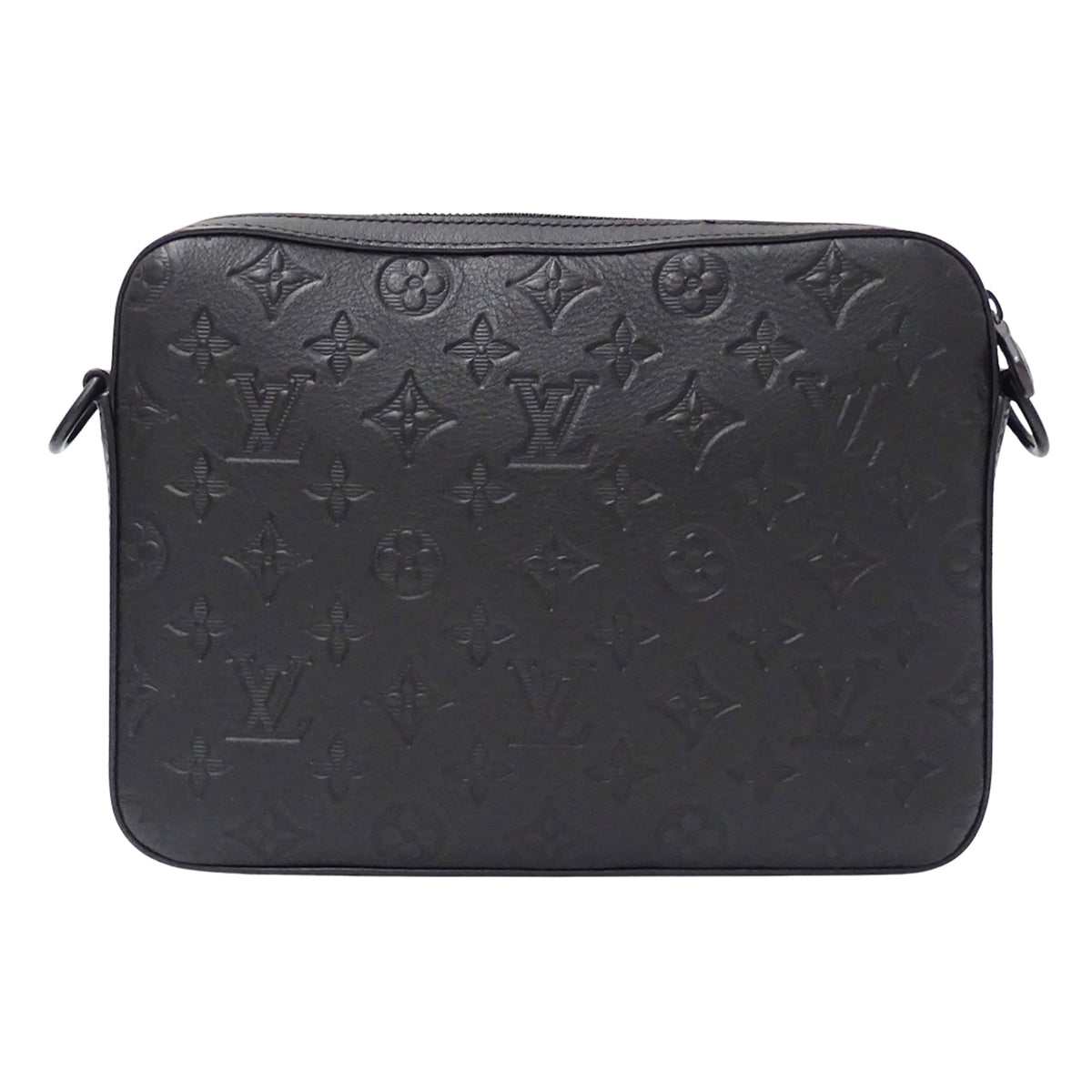 Louis Vuitton Black Monogram Noir Monogram Shadow Handbag Pouch Shoulder Bag (Pre-Owned)