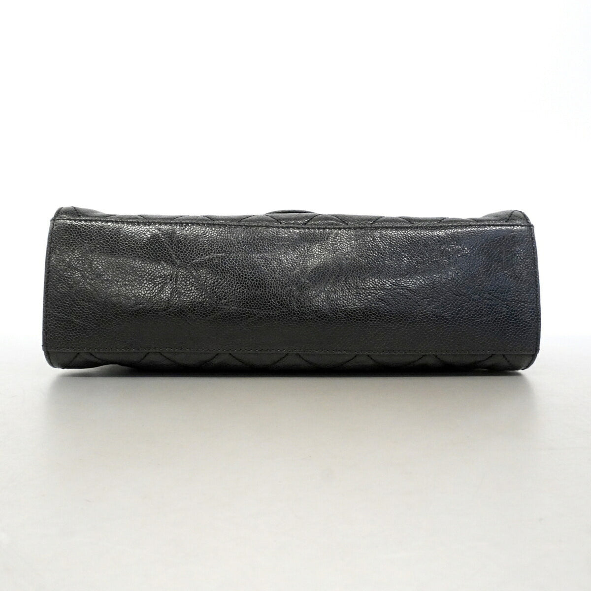 Chanel Black Grained Calfskin Shoulder Bag (Pre-Owned)