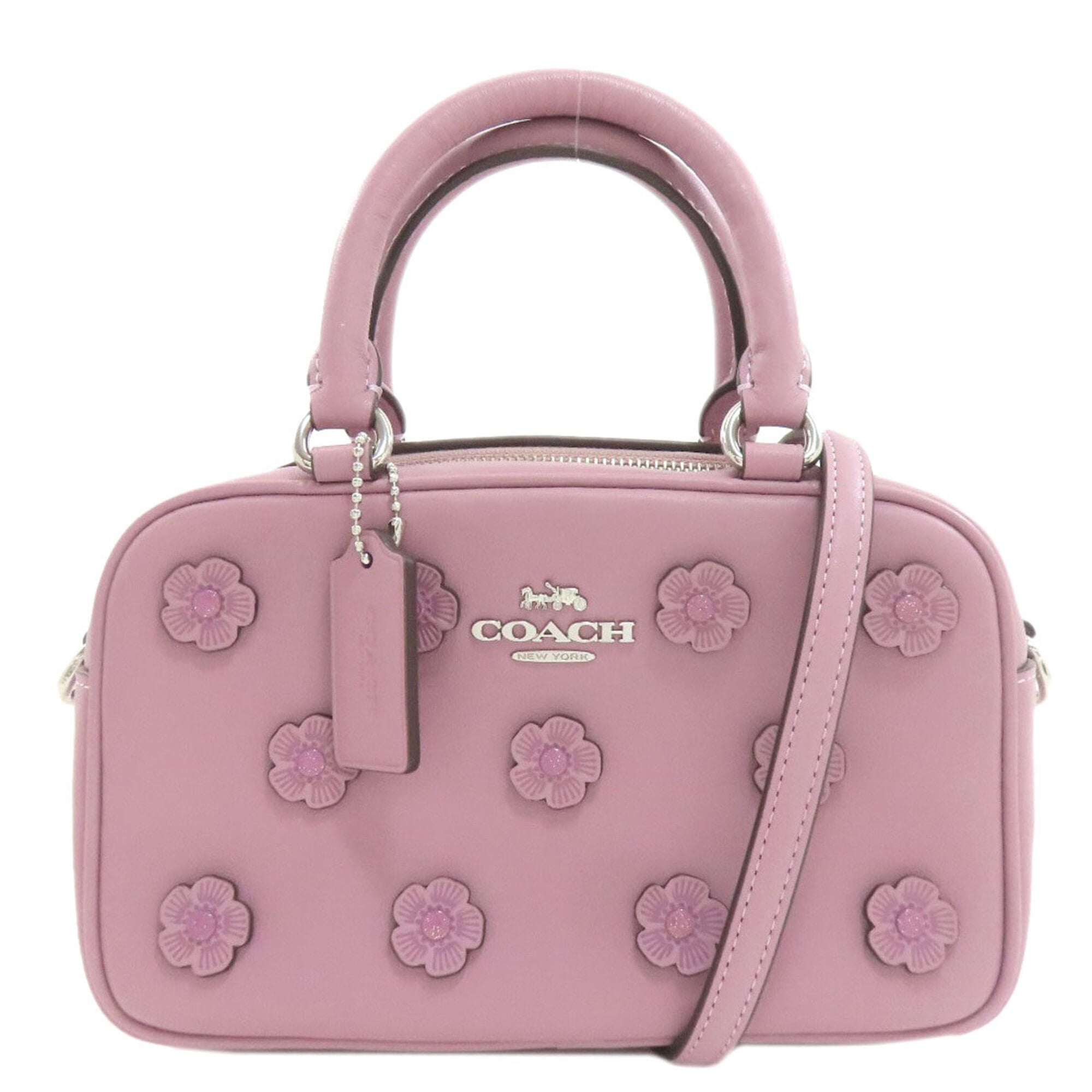 Coach Pink Leather Handbag (Pre-Owned)