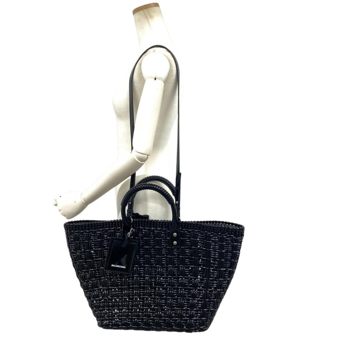 Balenciaga Black Basket Tote Bag (Pre-Owned)