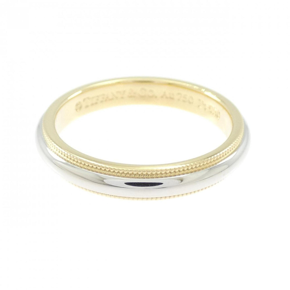 Tiffany Yellow Gold (18K) Platinum 950 Band Ring (Pre-Owned)