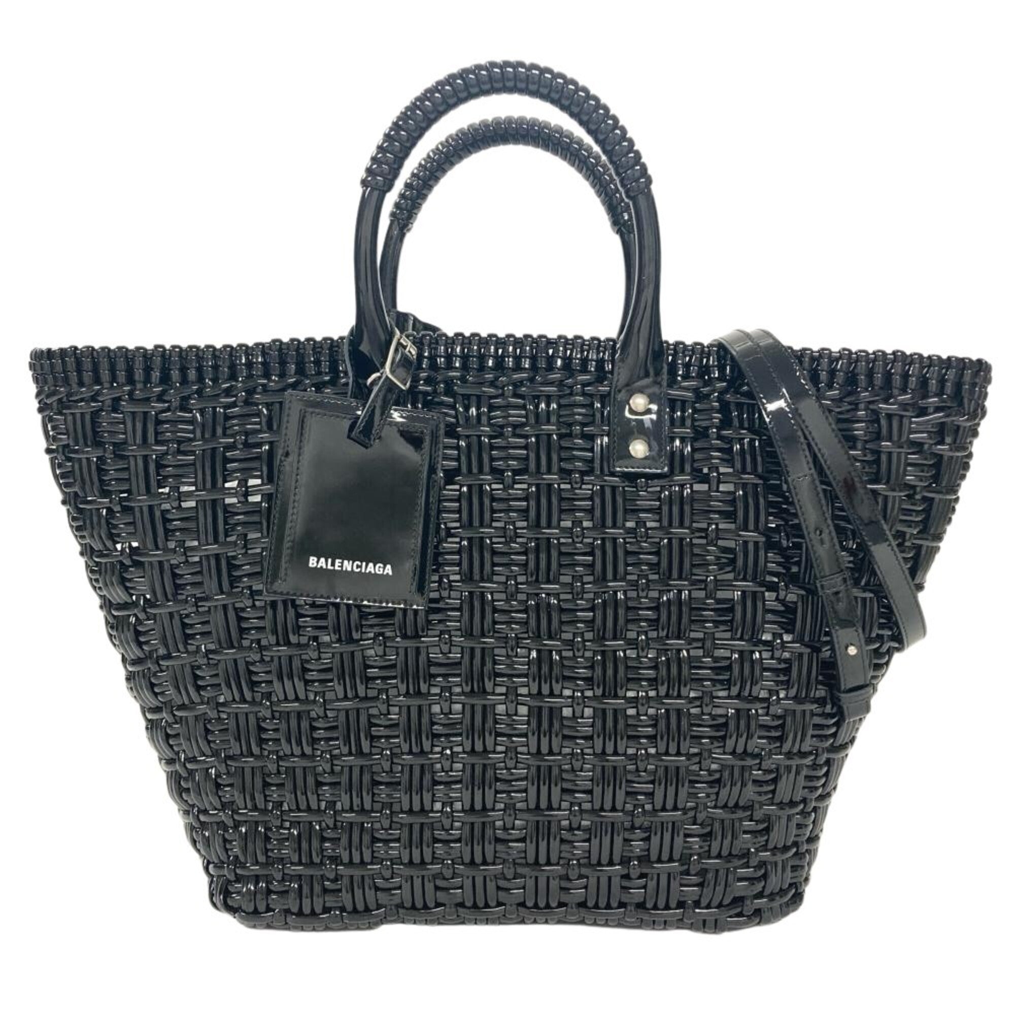 Balenciaga Black Basket Tote Bag (Pre-Owned)