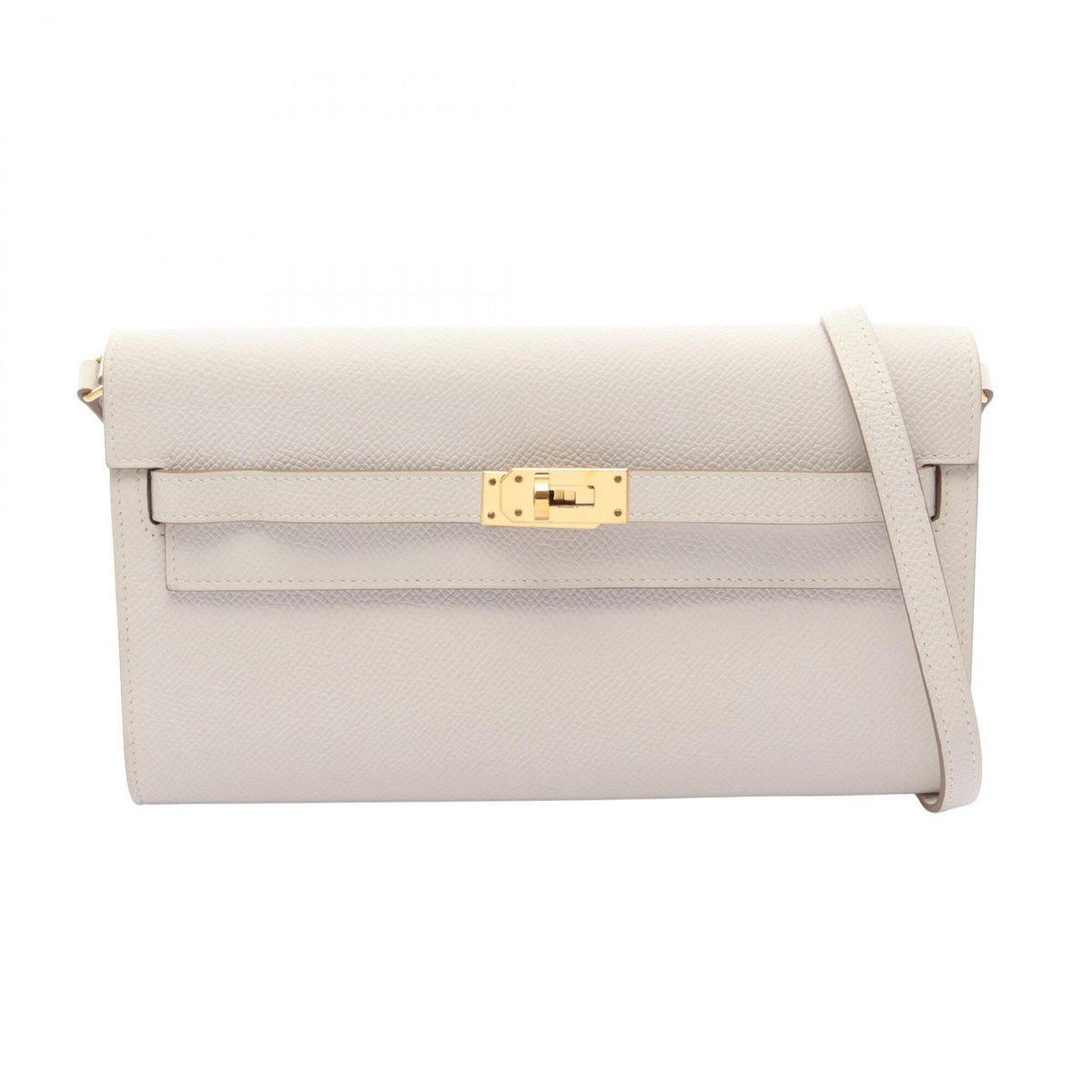 Hermes White Epsom Leather Handbag Shoulder Bag (Pre-Owned)