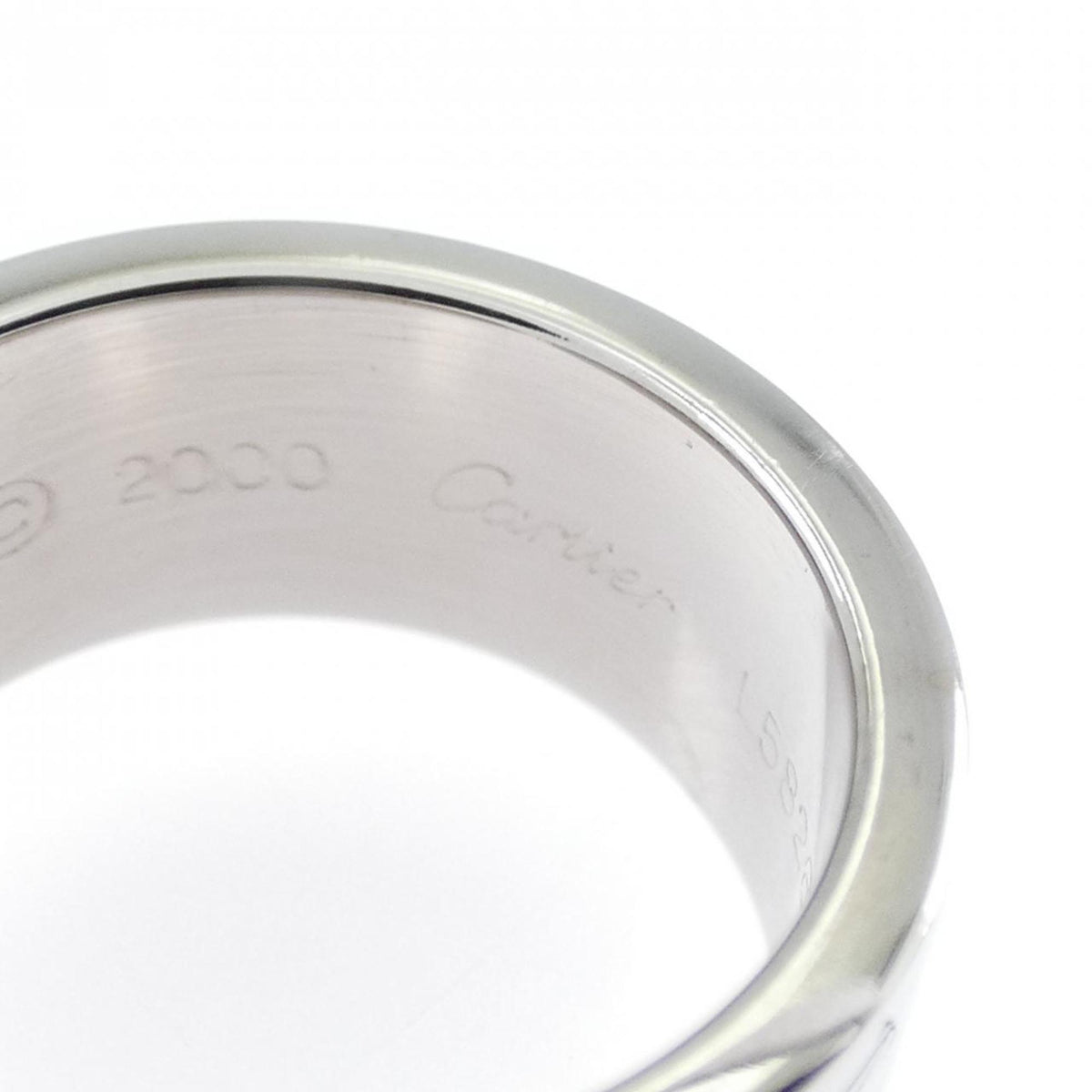 Cartier White Gold White Gold (18K) Band Ring (Pre-Owned)