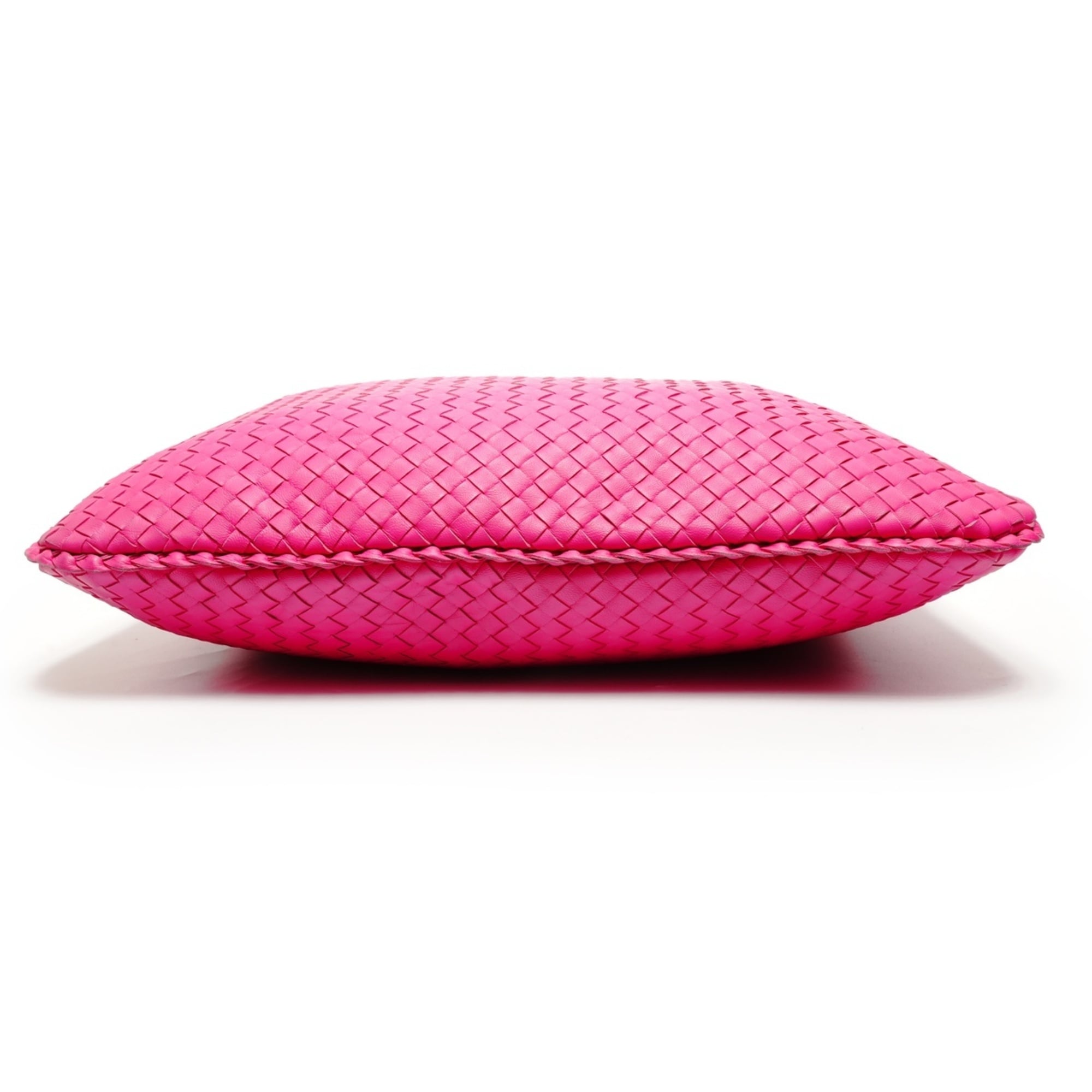 Bottega Veneta Intrecciato Pink Handbag (Pre-Owned)