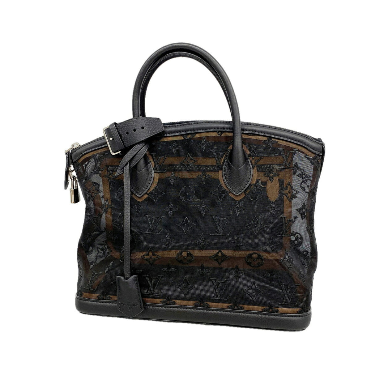 Louis Vuitton Noir Handbag (Pre-Owned)