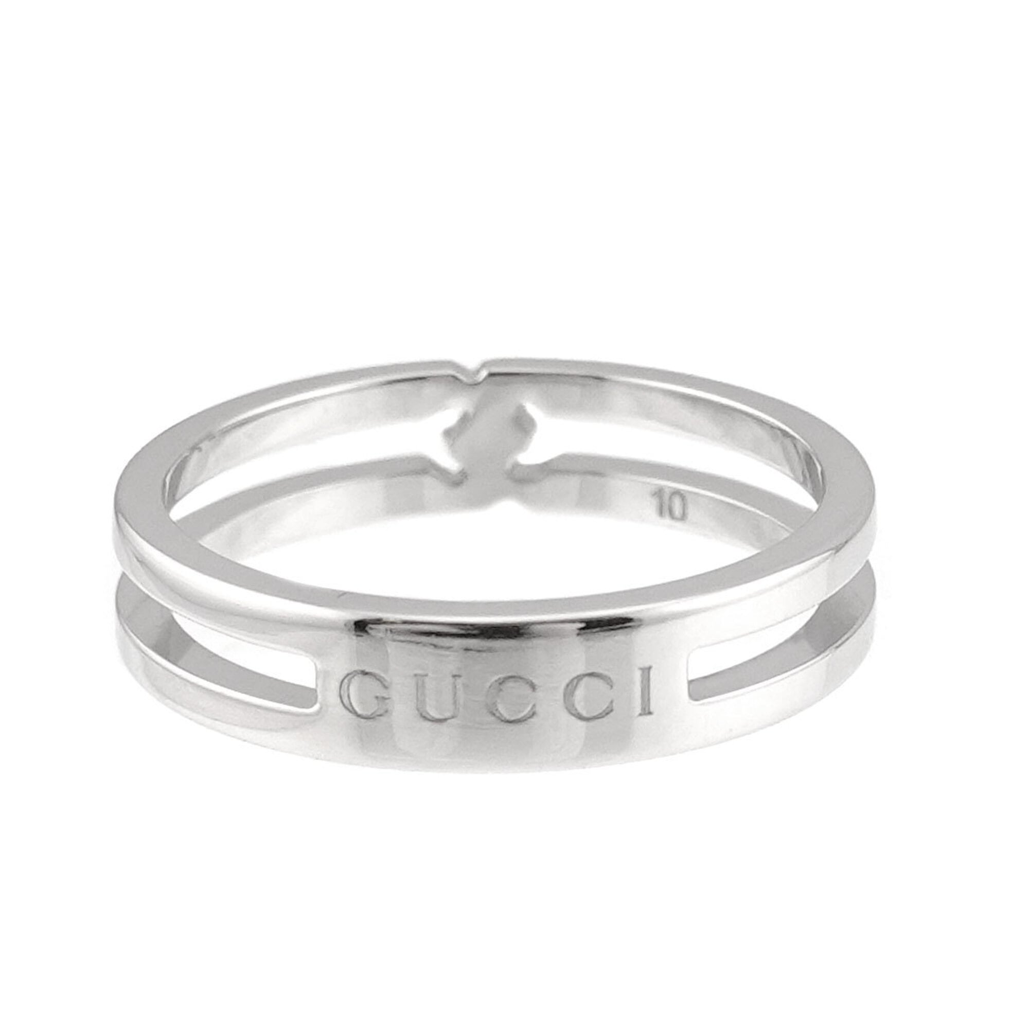Gucci White Gold (18K) Band Ring (Pre-Owned)