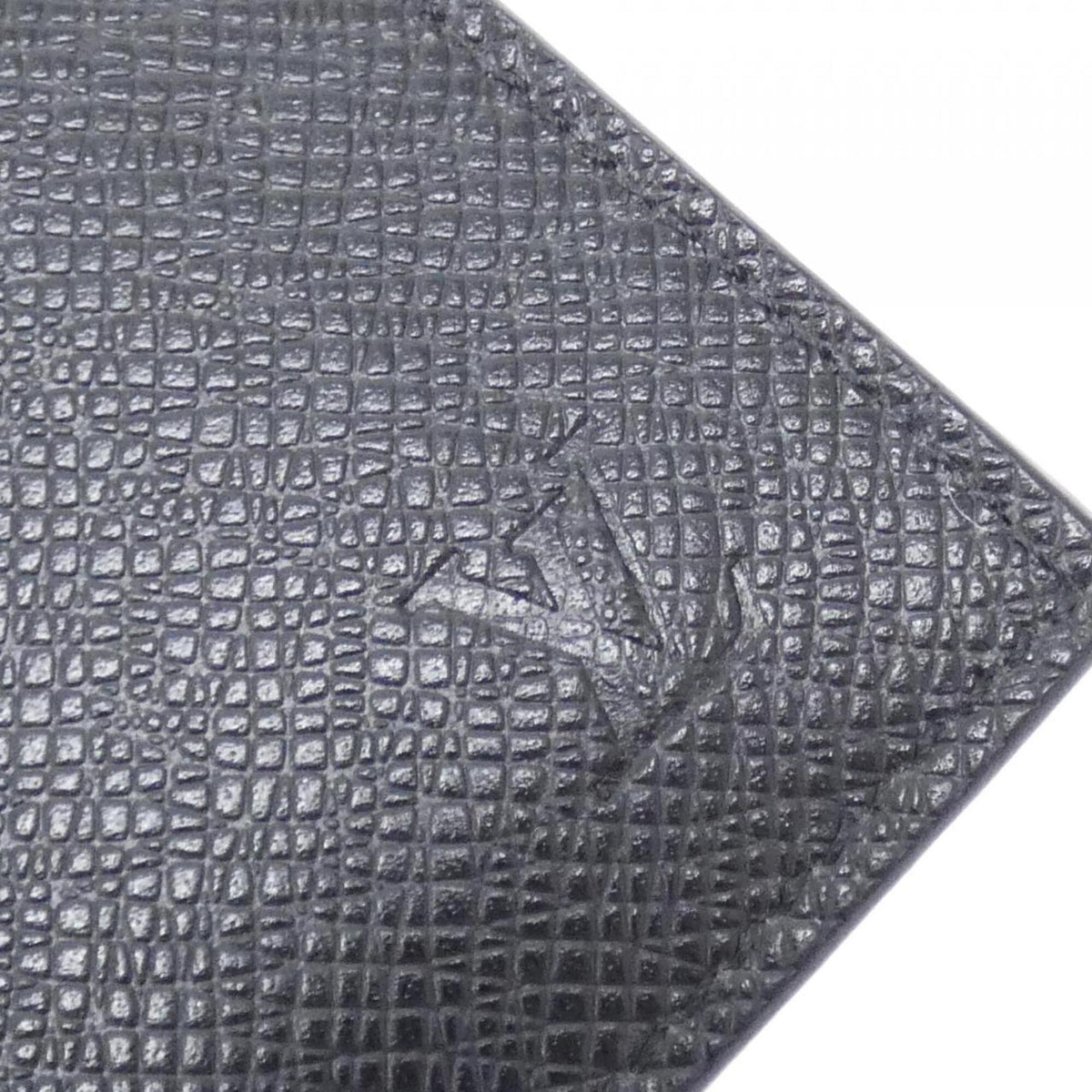 Louis Vuitton Black Leather Coin Purse/Coin Case (Pre-Owned)