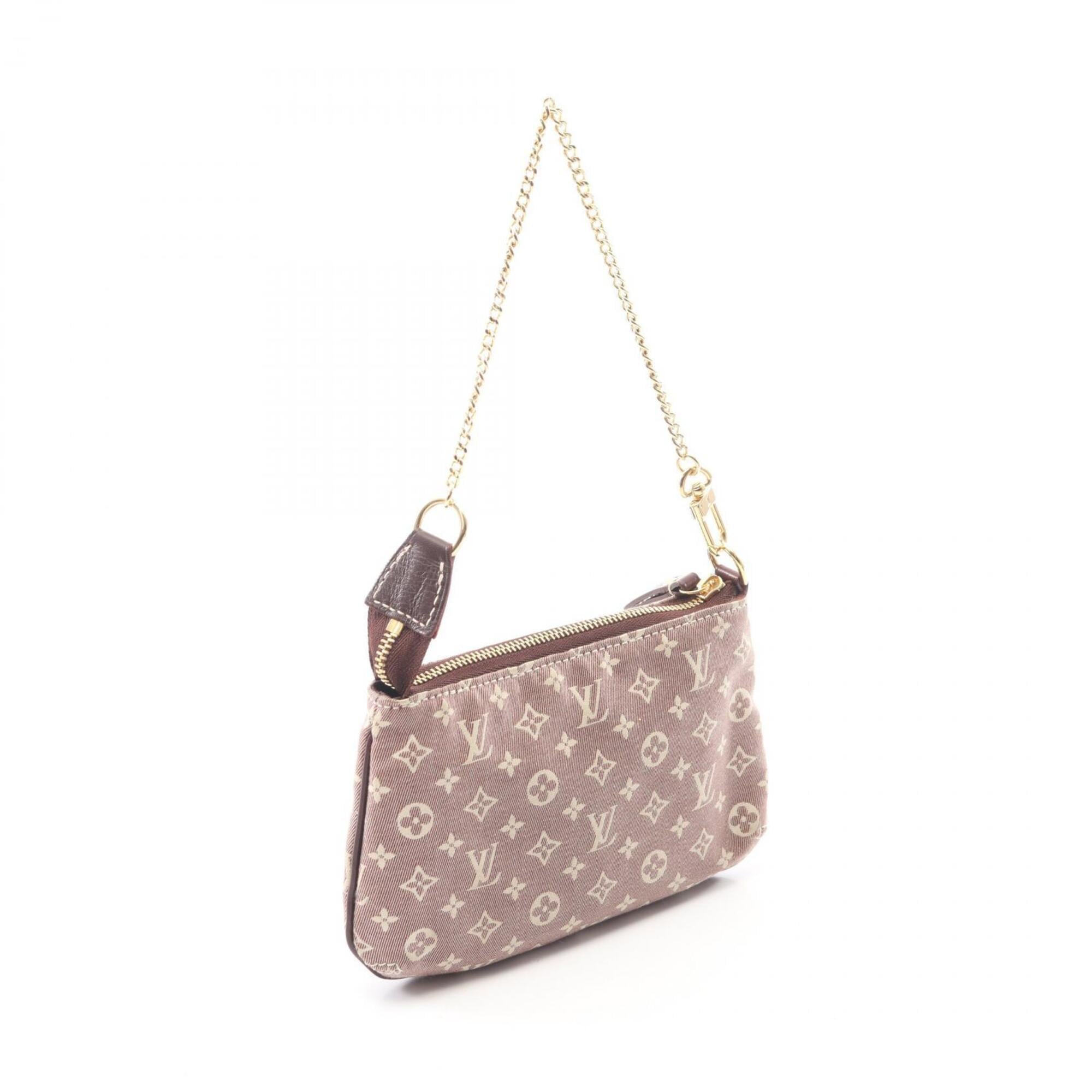 Louis Vuitton Bordeaux Sepia Canvas Leather Handbag (Pre-Owned)