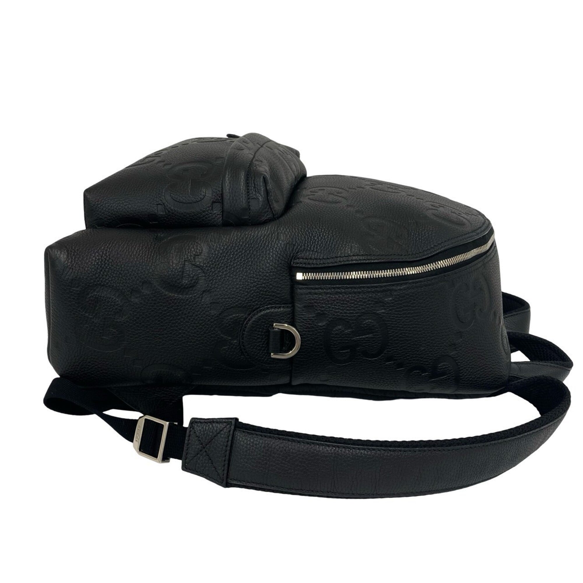 Gucci Black Leather Backpack (Pre-Owned)