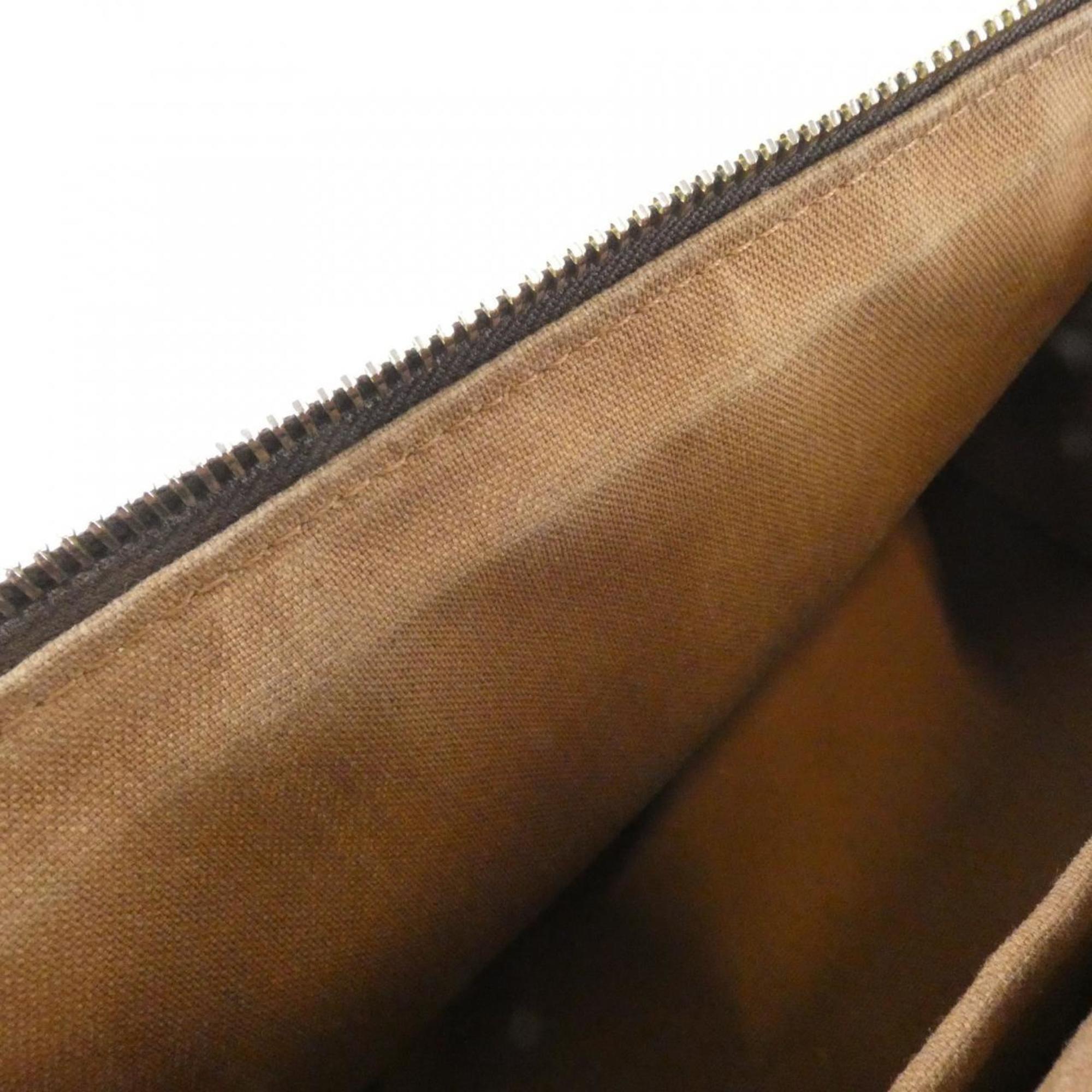 Louis Vuitton Marron Coated Canvas Handbag (Pre-Owned)