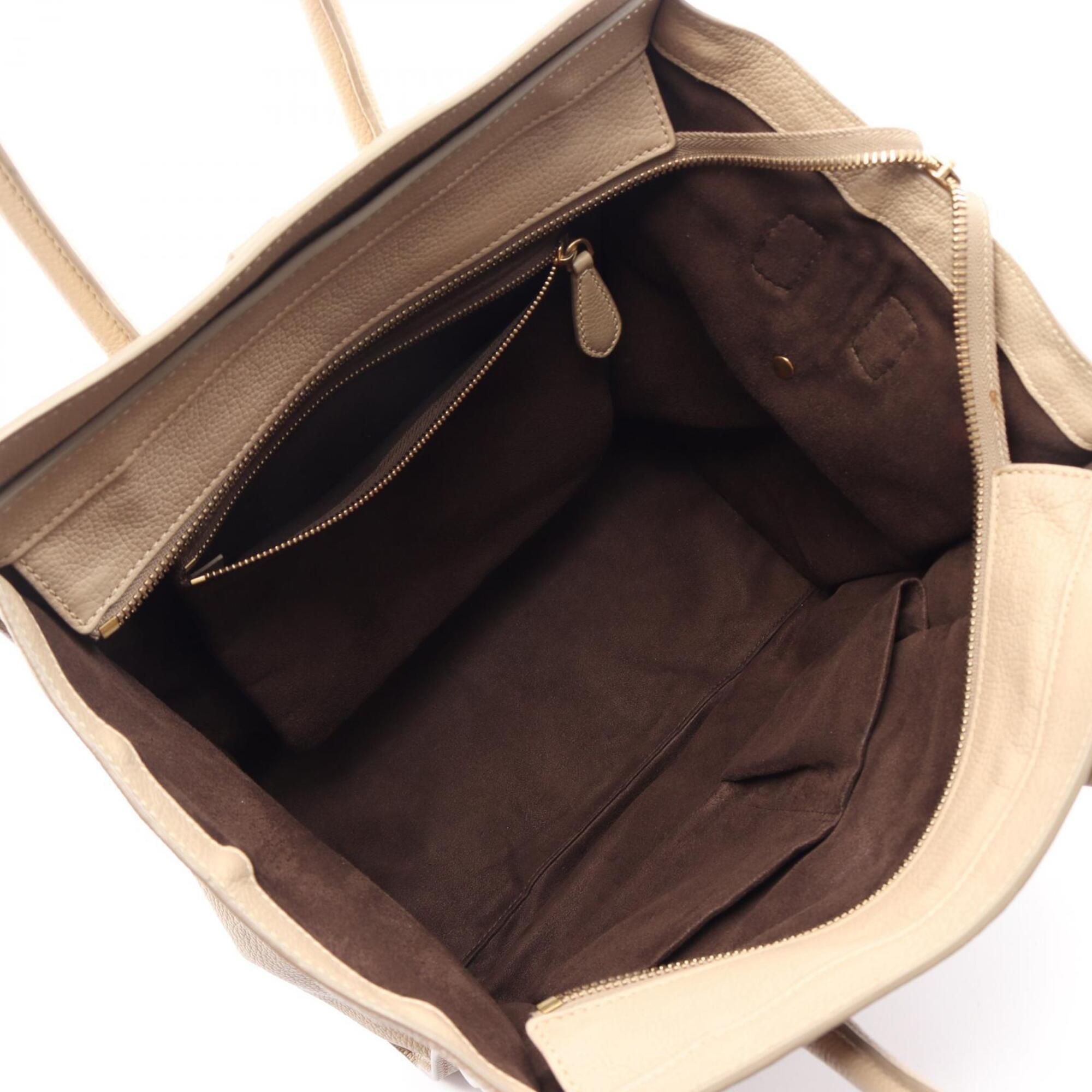 Celine Beige Leather Handbag (Pre-Owned)