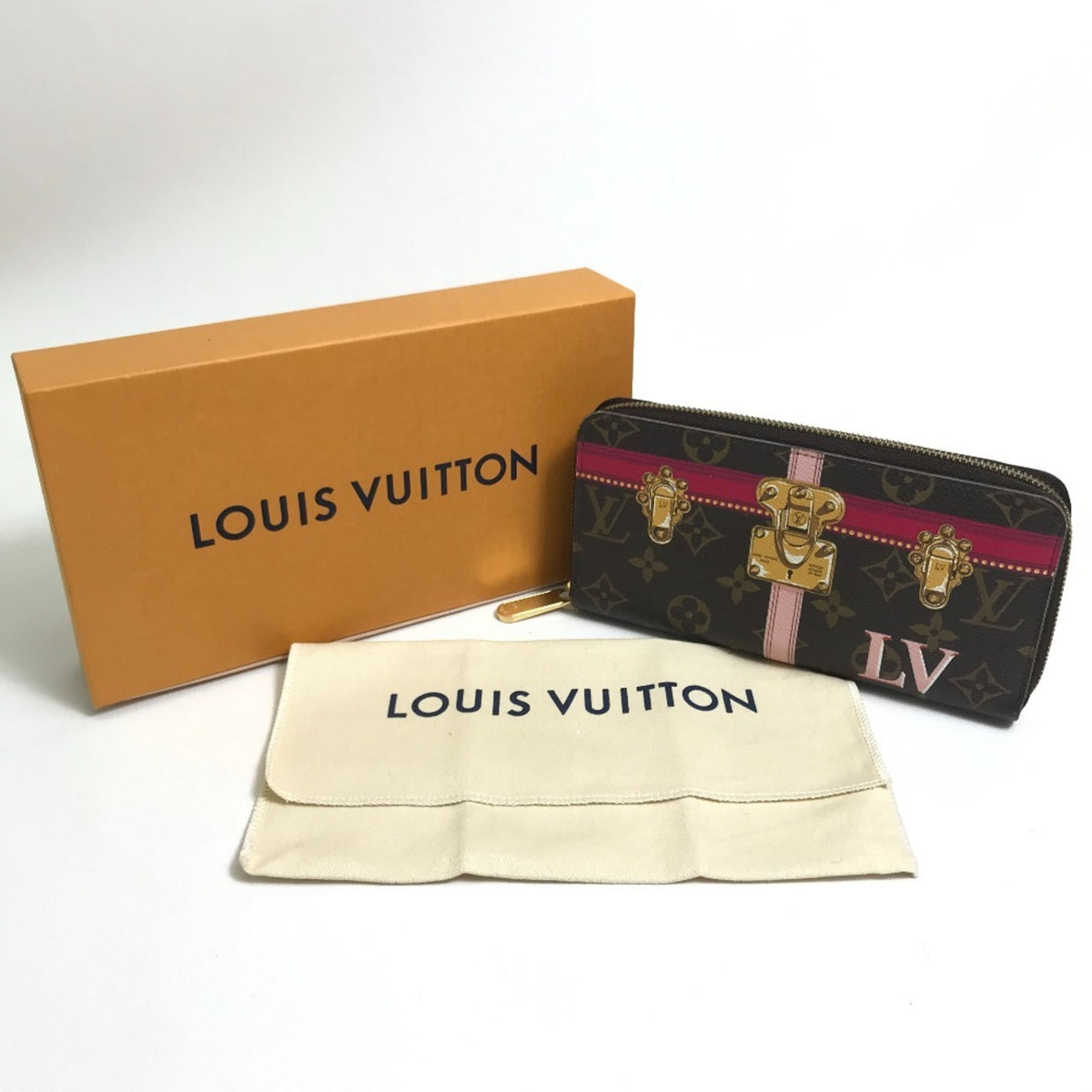 Louis Vuitton Monogram Brown Monogram Long Wallet (Bi-Fold) (Pre-Owned)