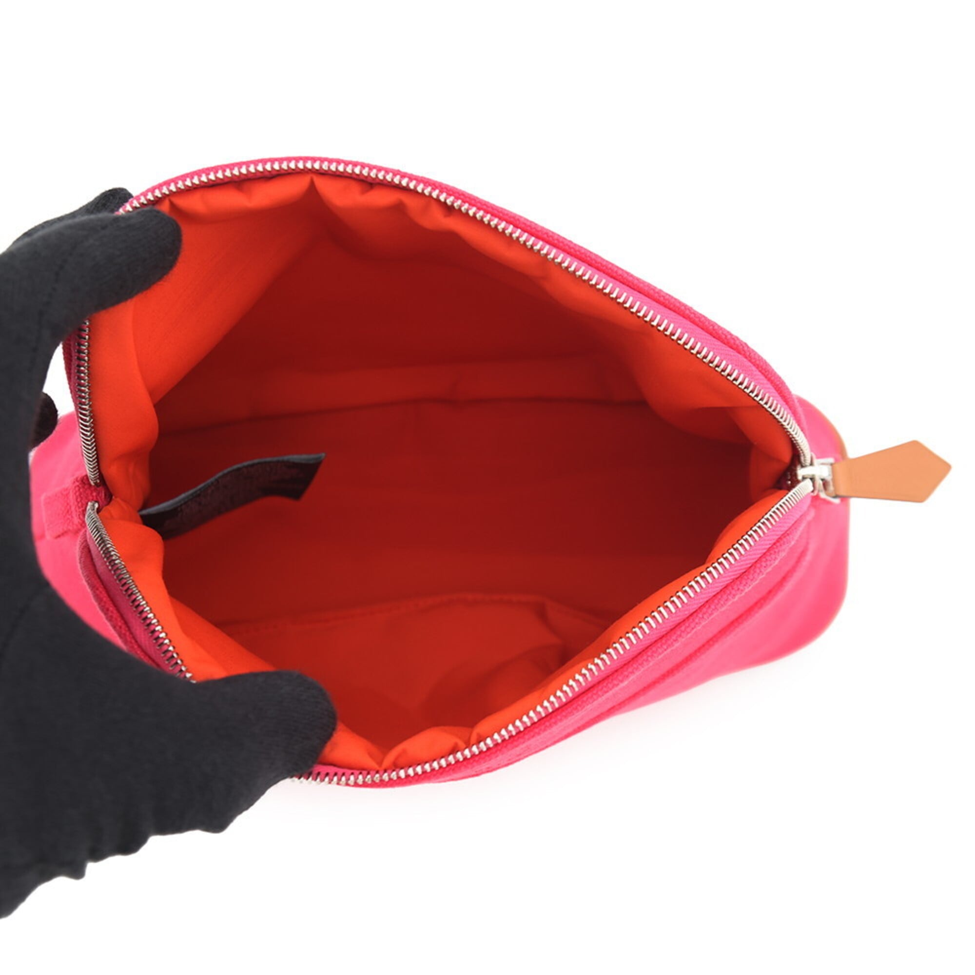 Hermes Canvas Handbag Pouch (Pre-Owned)