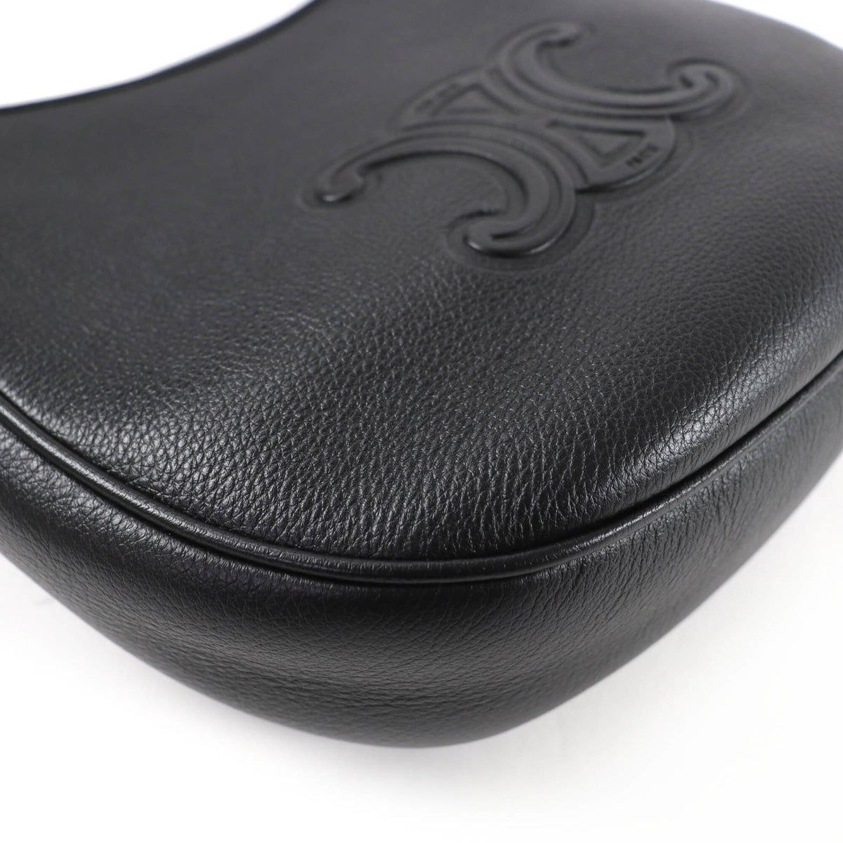 Celine Black Leather Handbag Shoulder Bag (Pre-Owned)