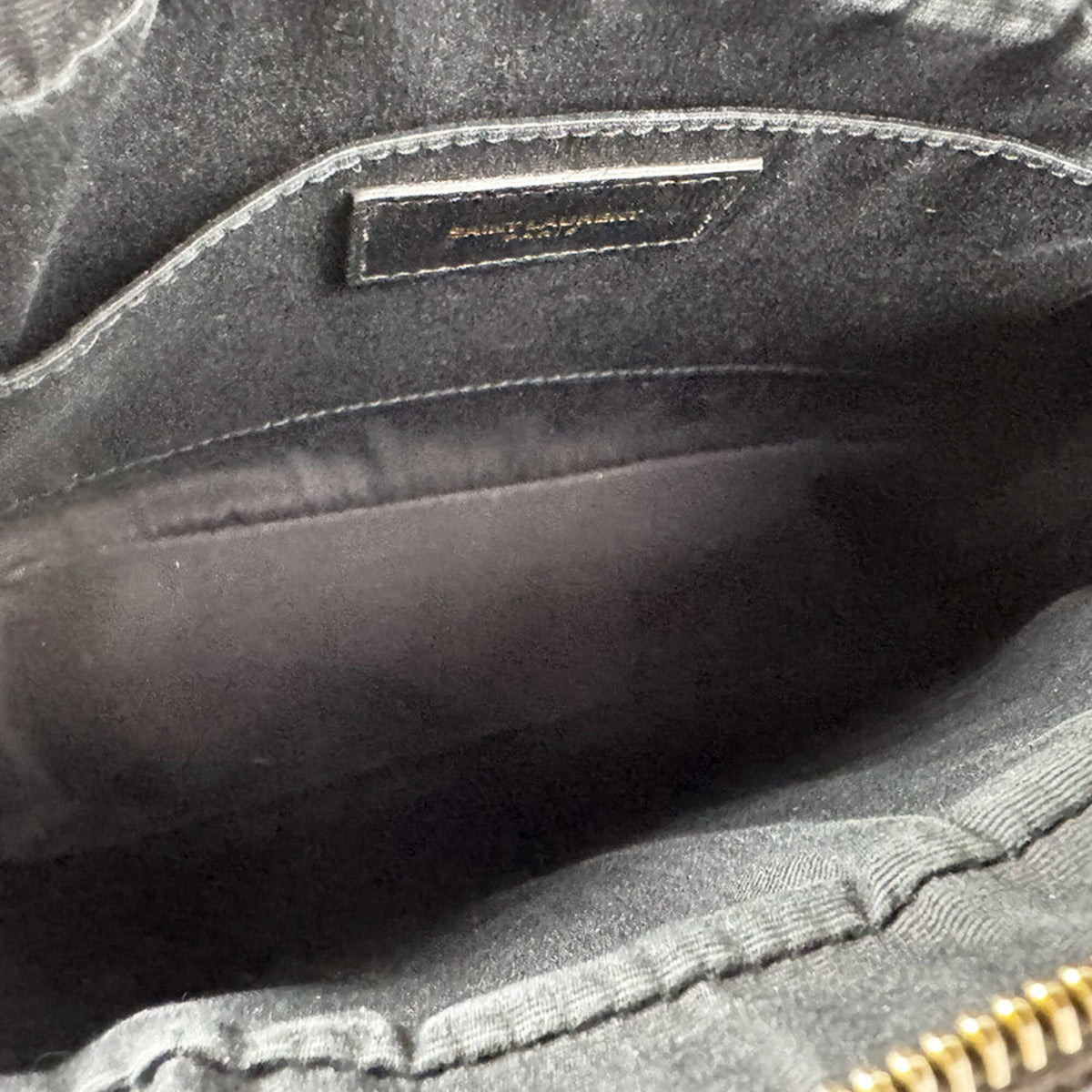 Saint Laurent Black Leather Shoulder Bag (Pre-Owned)